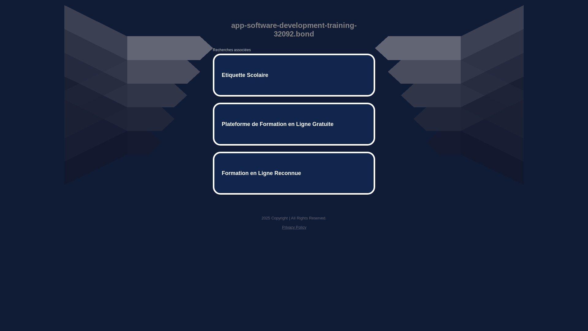 website screenshot of https://app-software-development-training-32092.bond/