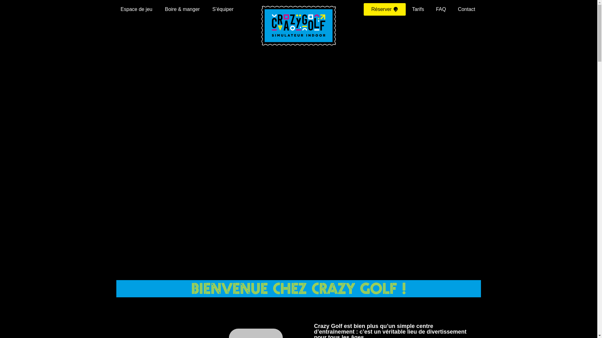 website screenshot of https://crazygolf-mtl.com/