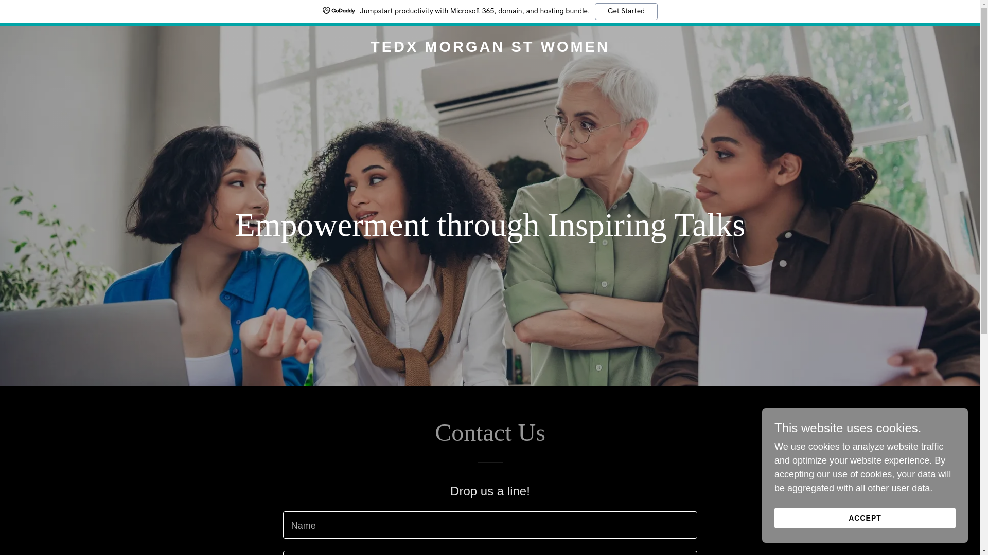 website screenshot of https://tedxmsw.com/