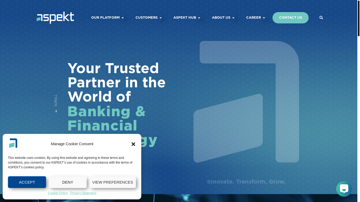 website screenshot of https://aspekt.mk/