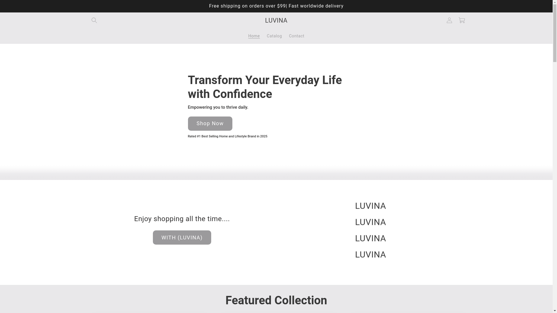 website screenshot of https://luvina.live/