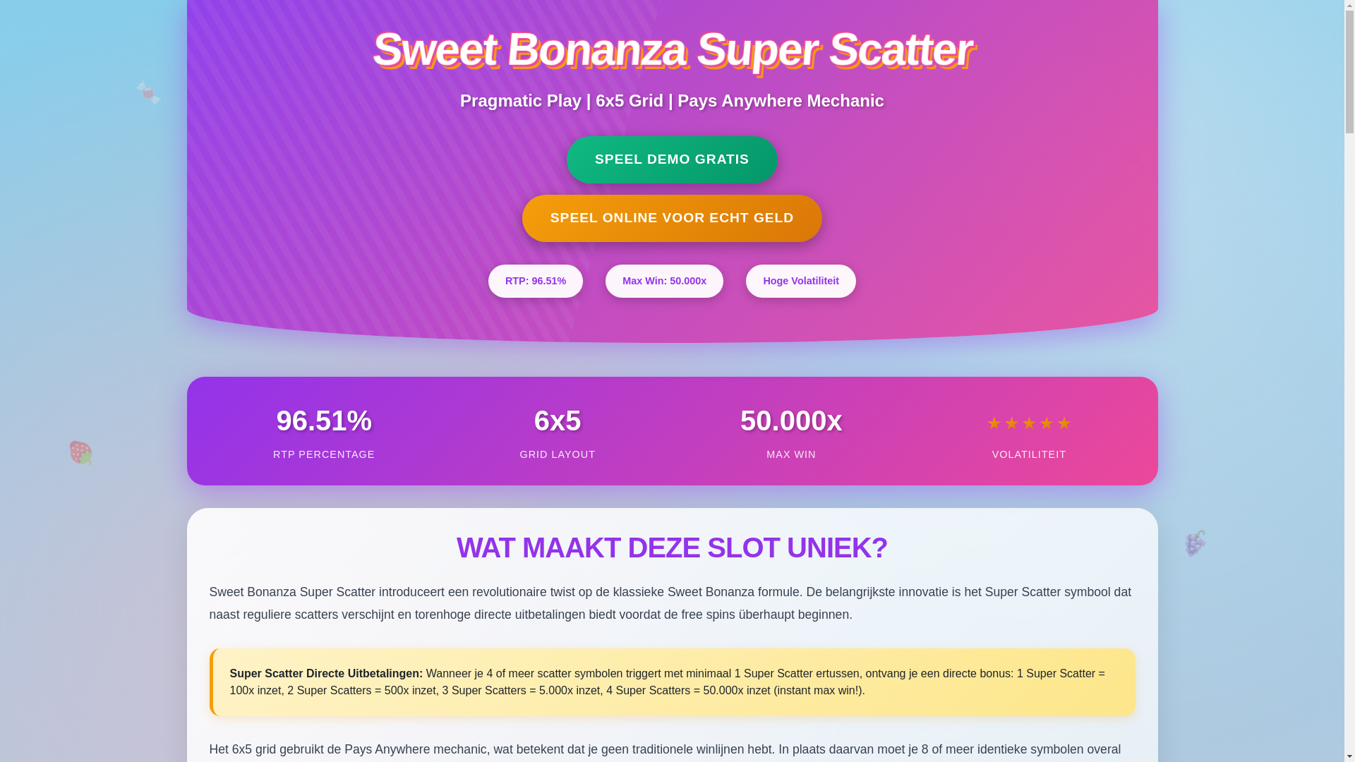 website screenshot of https://bonanza-super-scatter.nl/