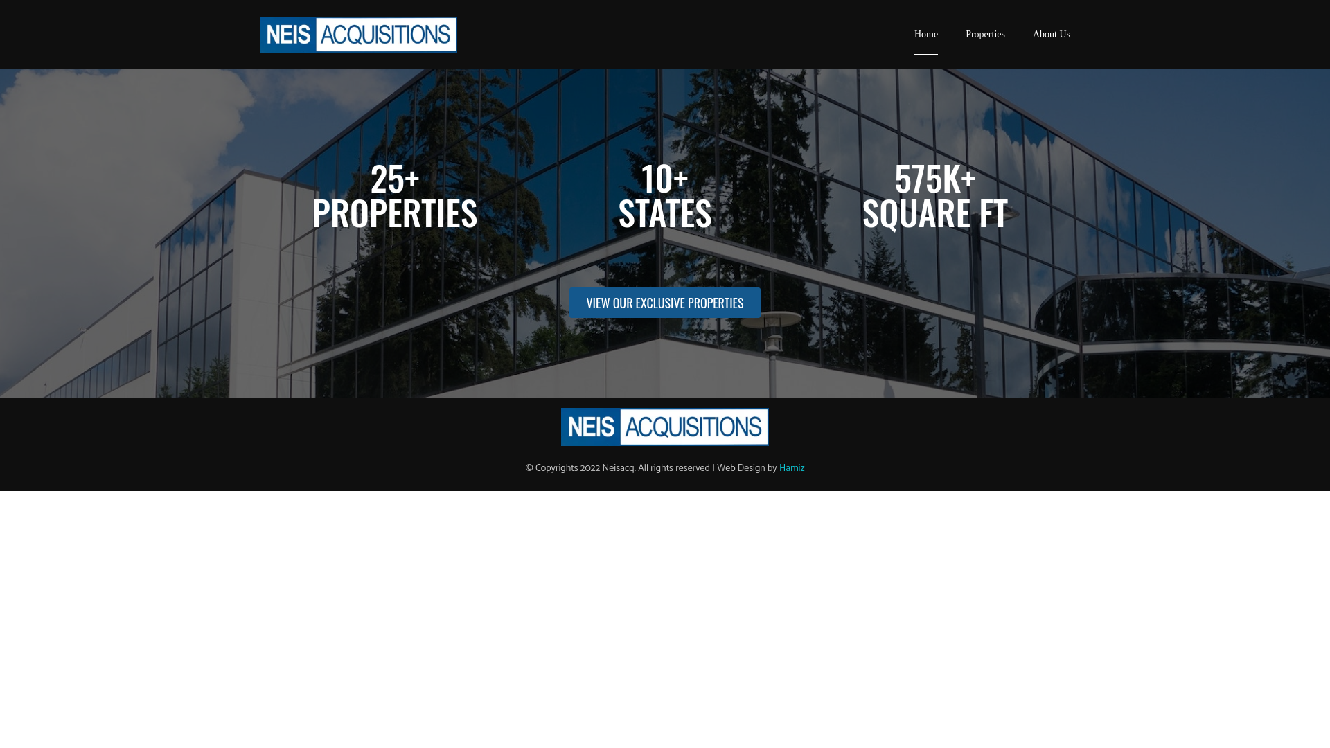 website screenshot of http://neisacq.com/