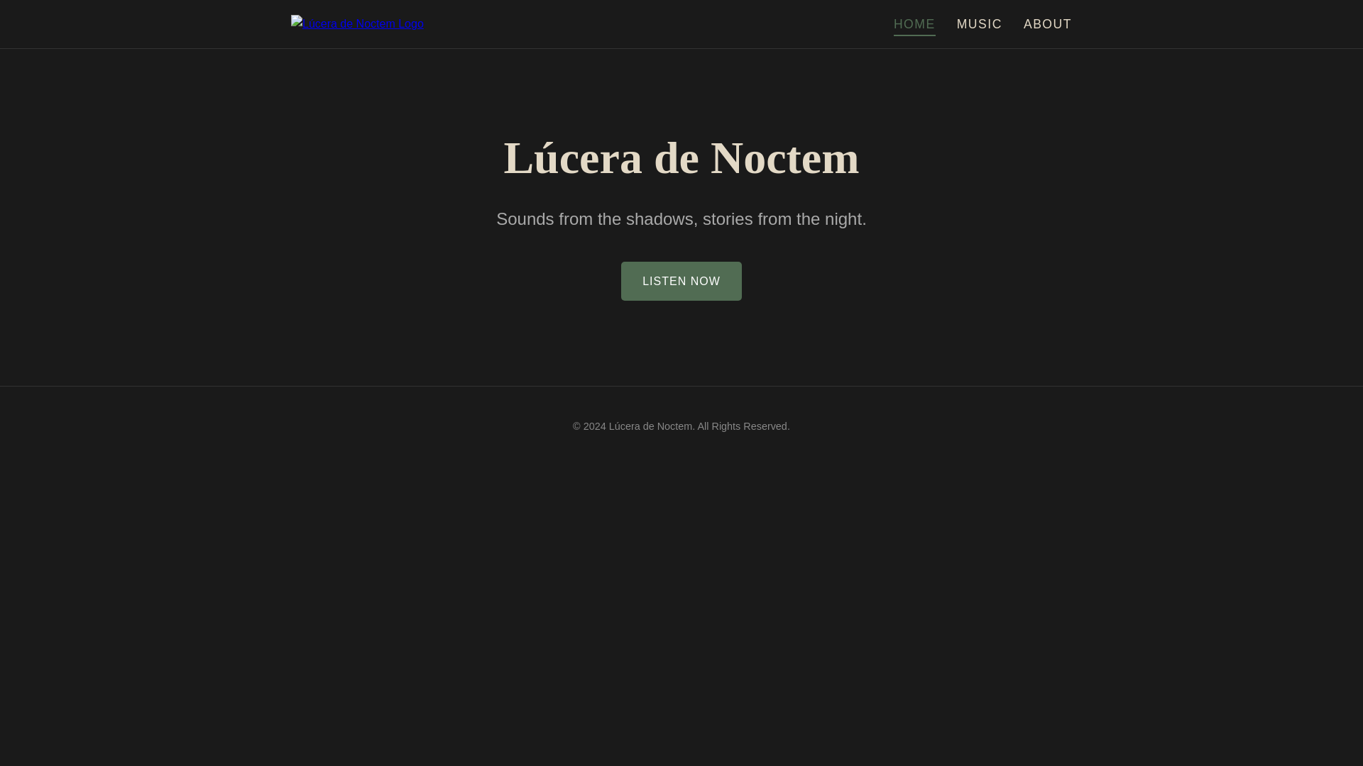 website screenshot of https://lucera-de-noctem-site.pages.dev/