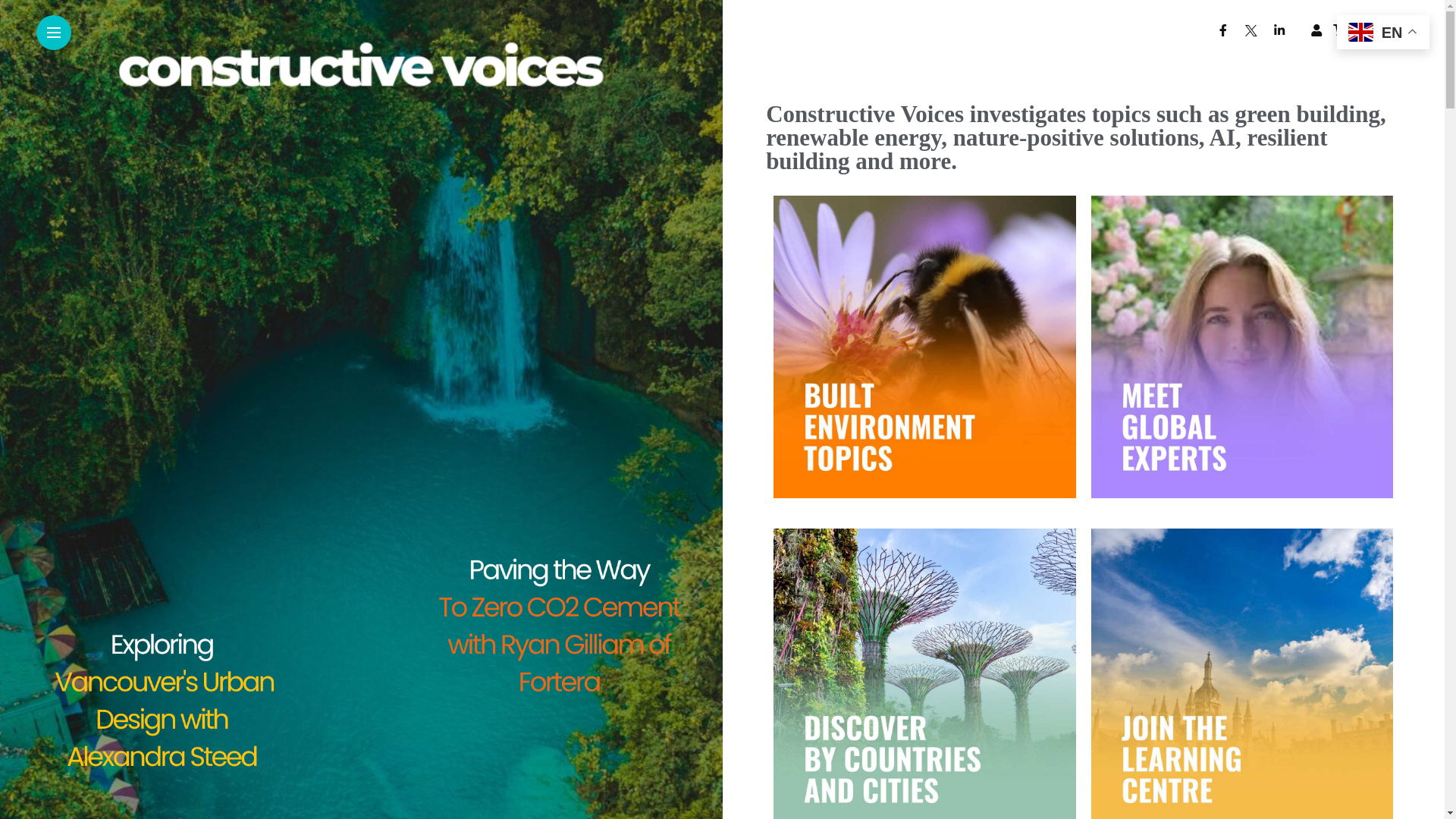 website screenshot of https://constructive-voices.com