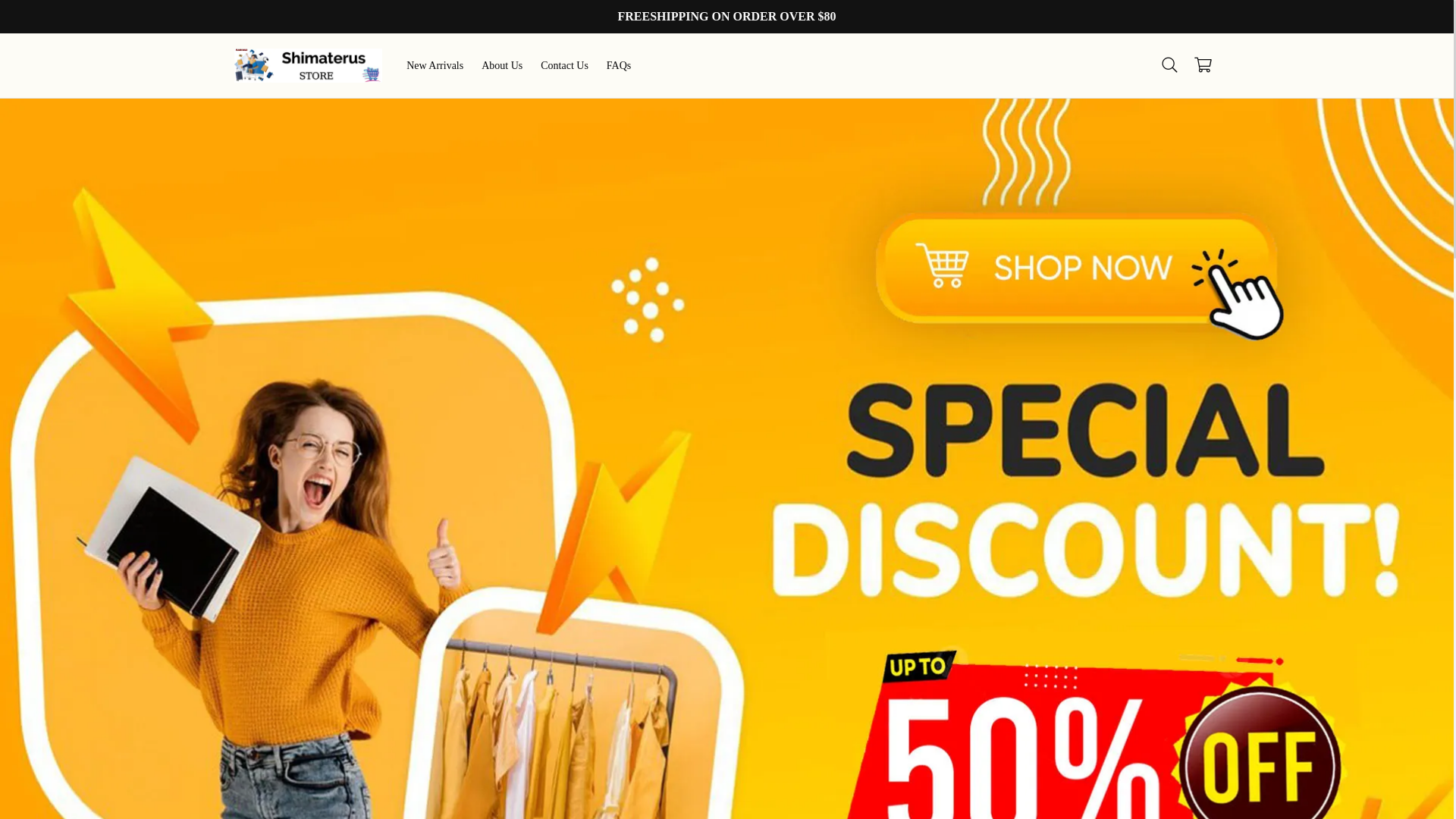 website screenshot of https://shimaterus.com/