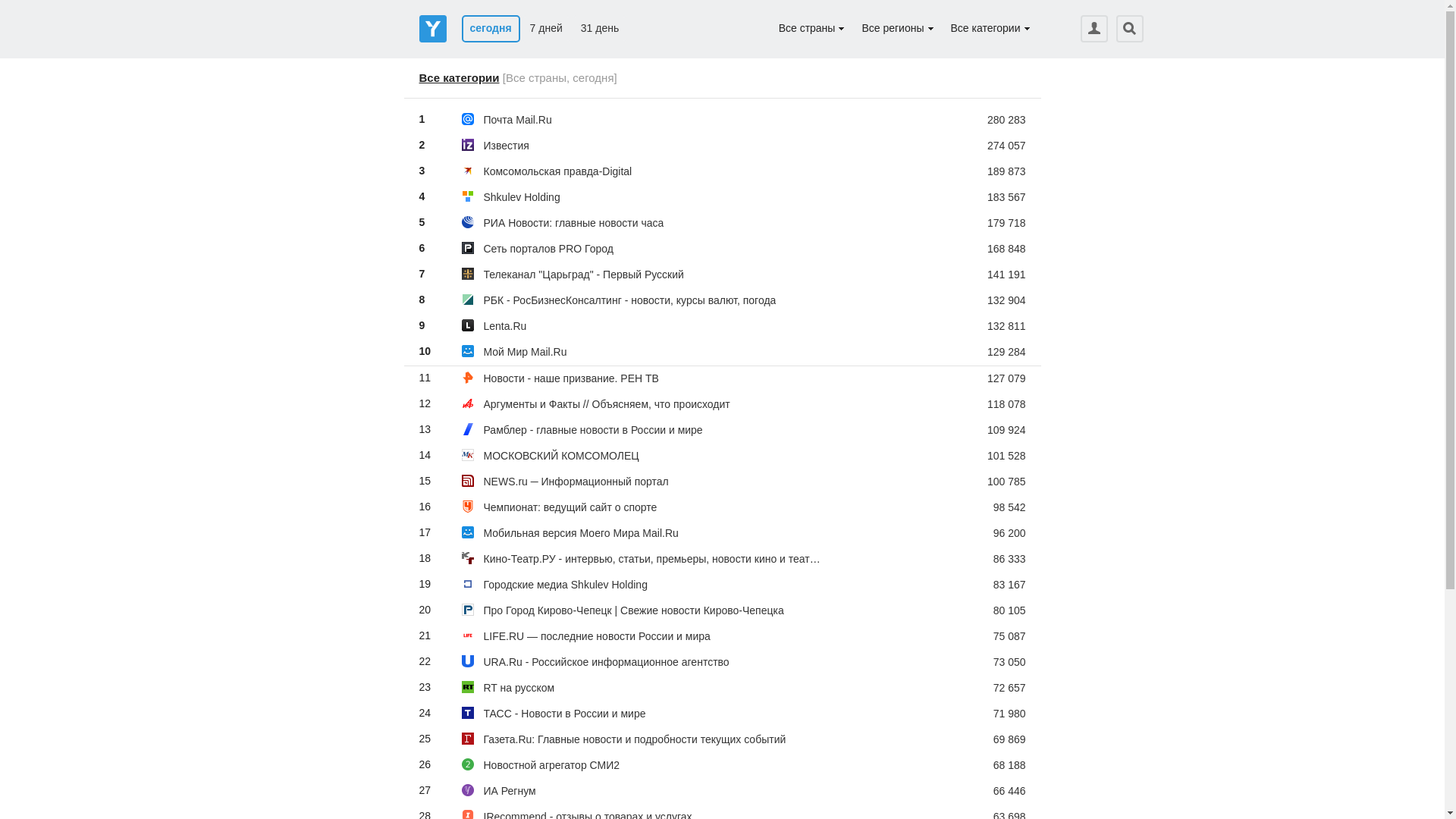 website screenshot of https://yadro.ru/