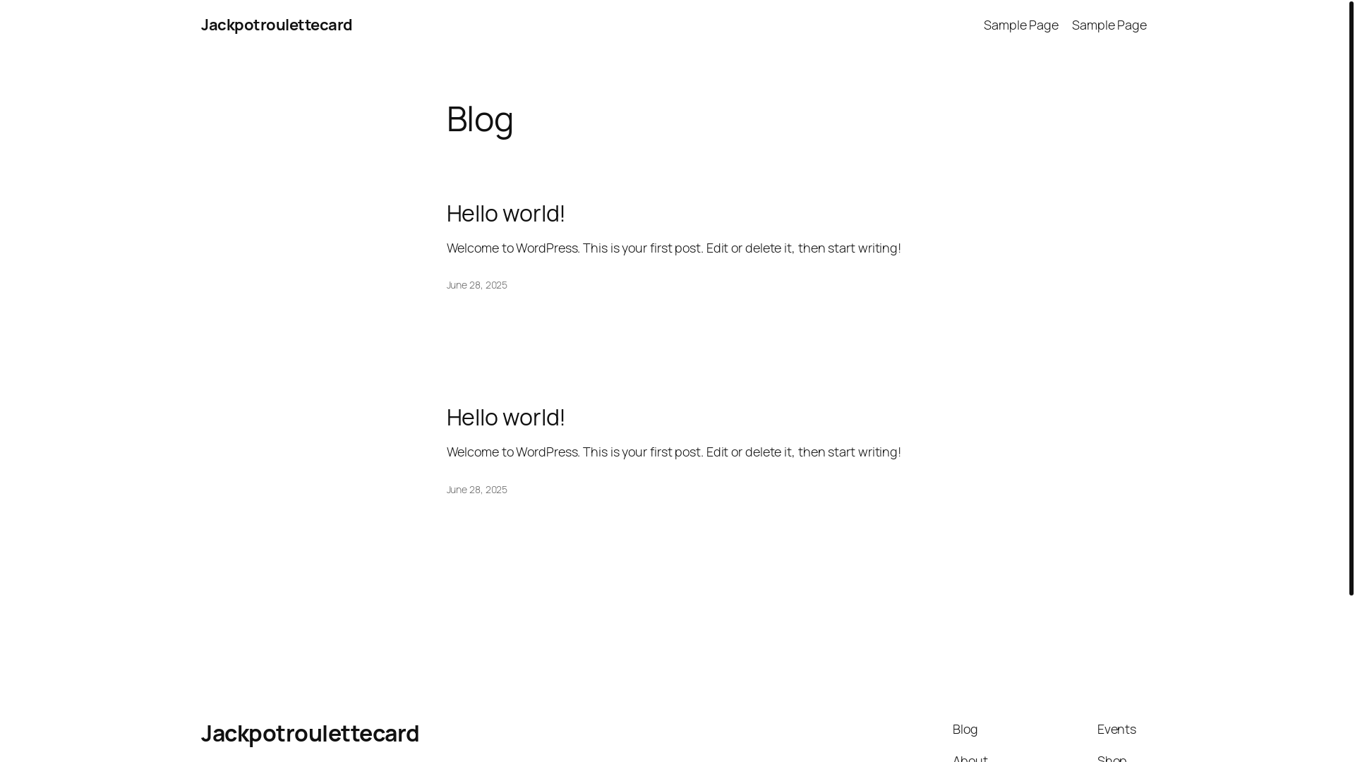 website screenshot of https://jackpotroulettecard.info/