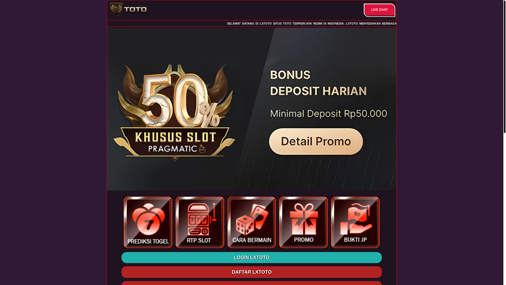 website screenshot of https://lxmantapkali.pages.dev/
