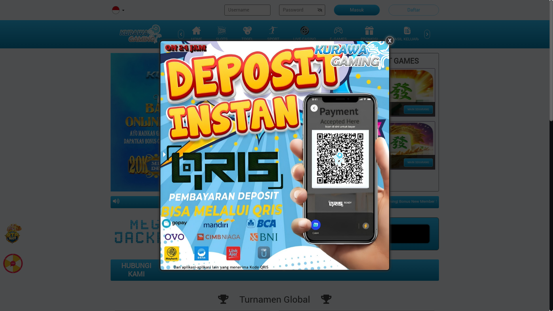 website screenshot of https://masihkurawa.mom/