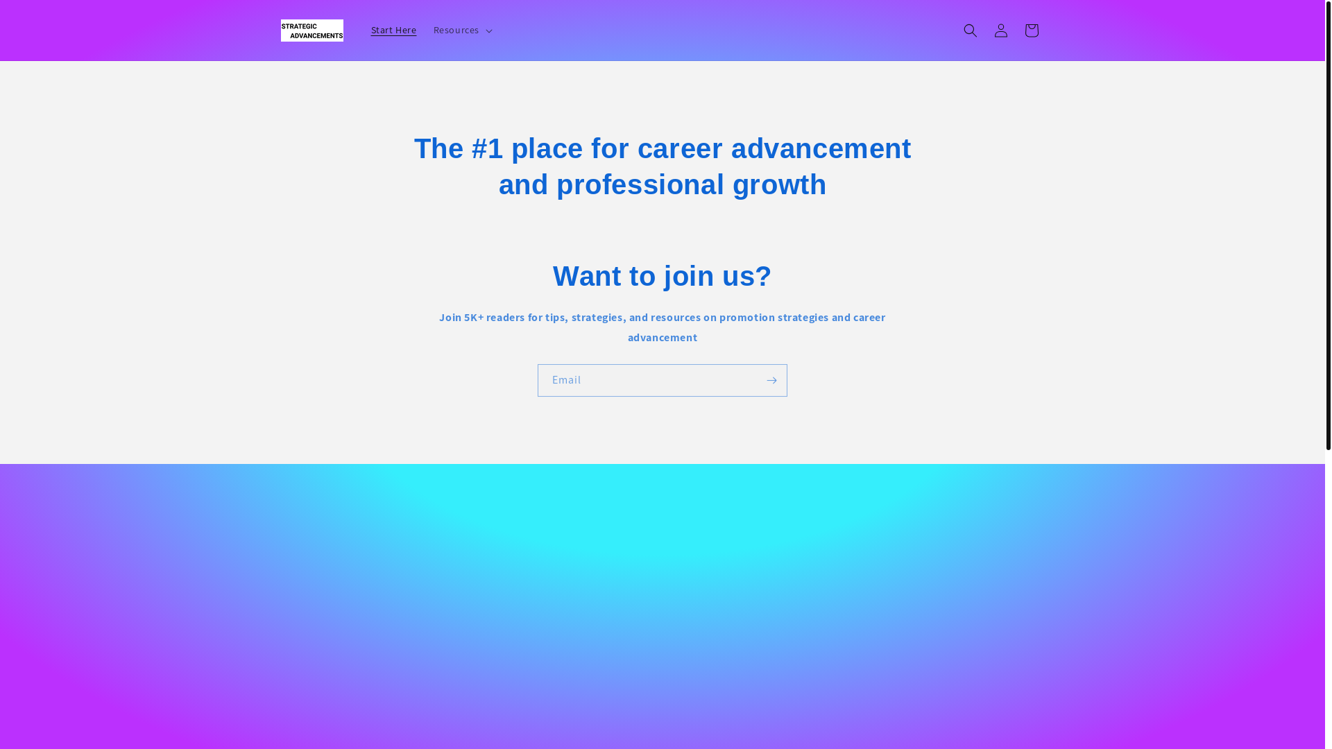 website screenshot of https://strategicadvancements.com/