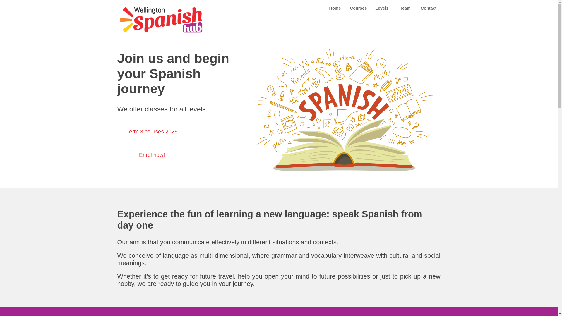 website screenshot of https://wellingtonspanishhub.pages.dev/