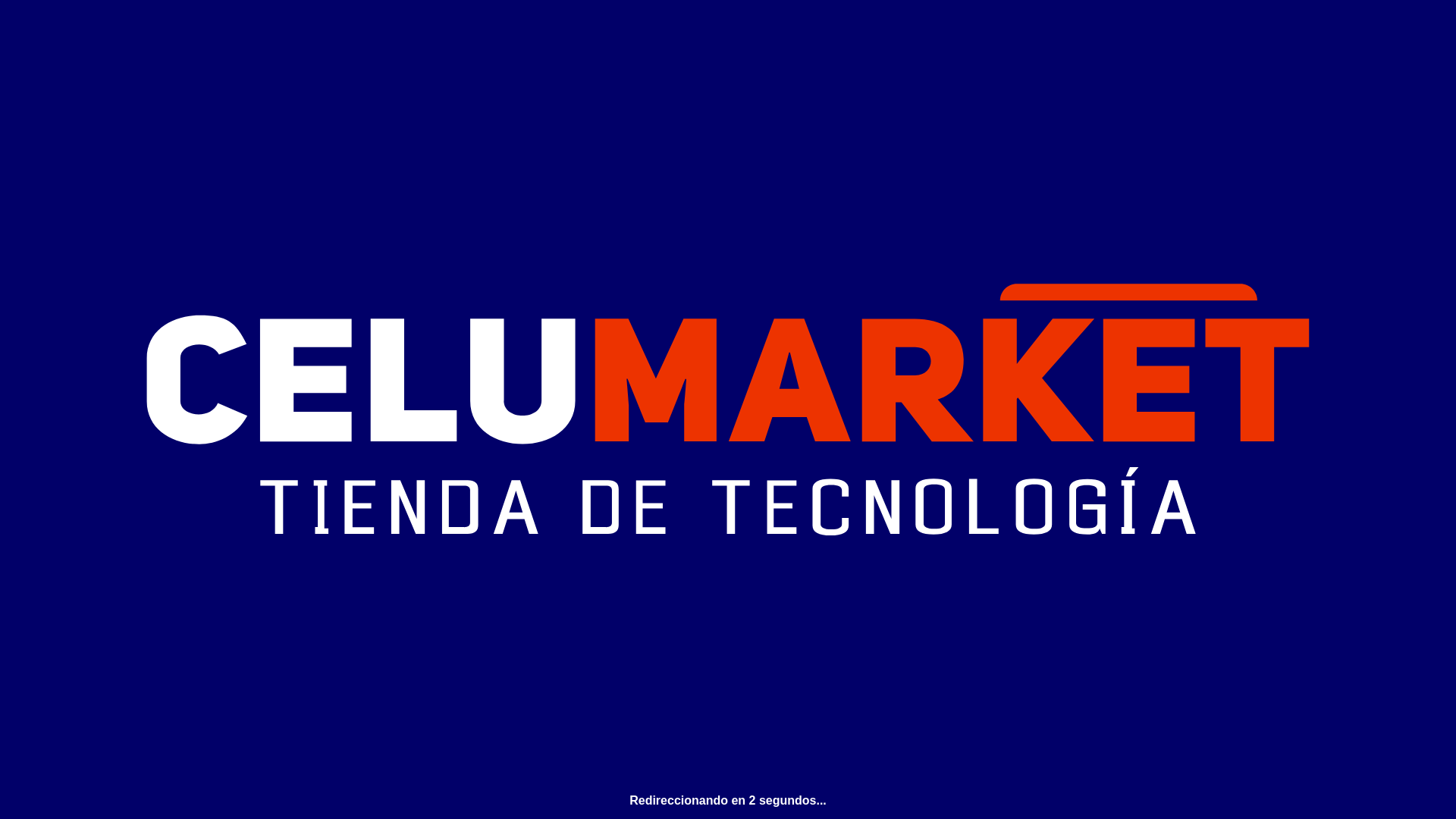 website screenshot of https://celumarket.com.co/