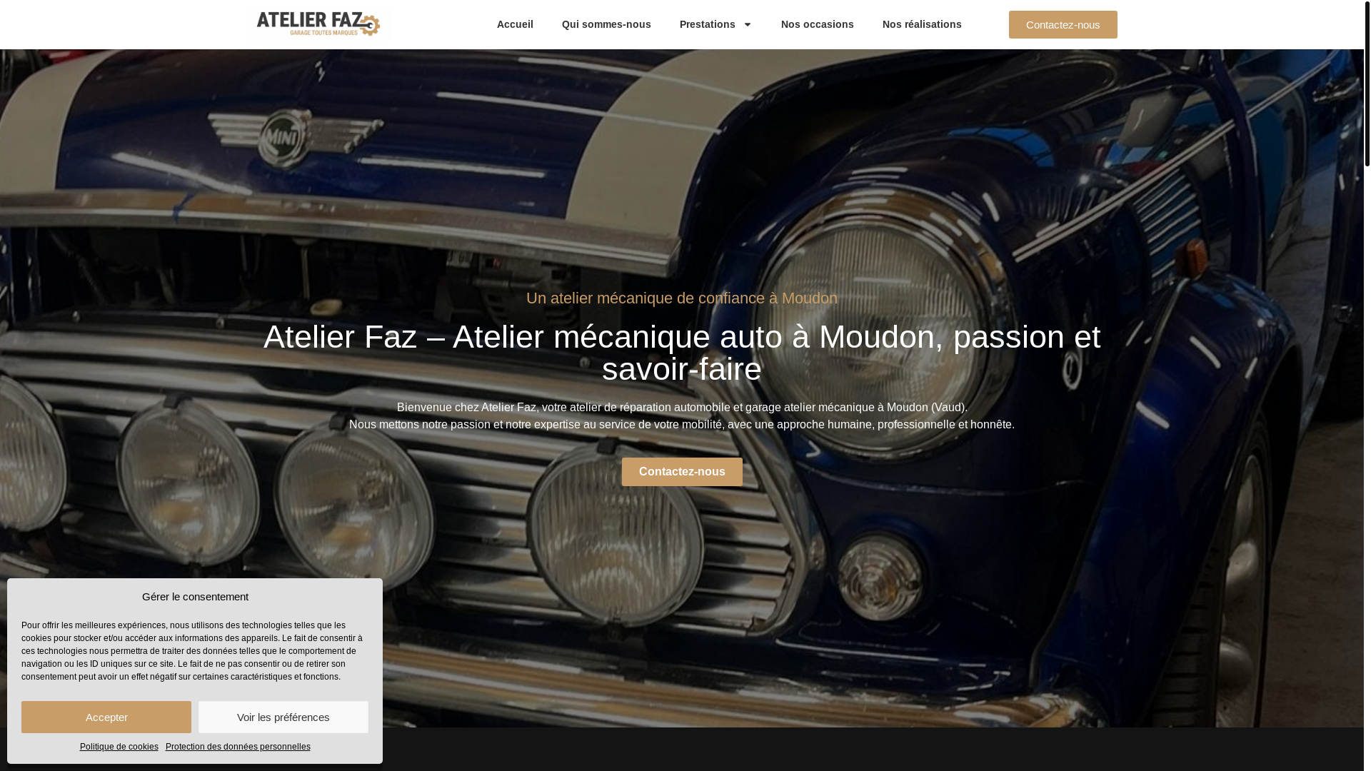 website screenshot of https://atelierfaz.ch/
