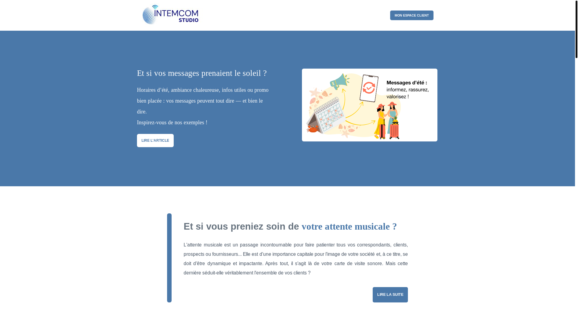 website screenshot of https://intemcom-studio.com/