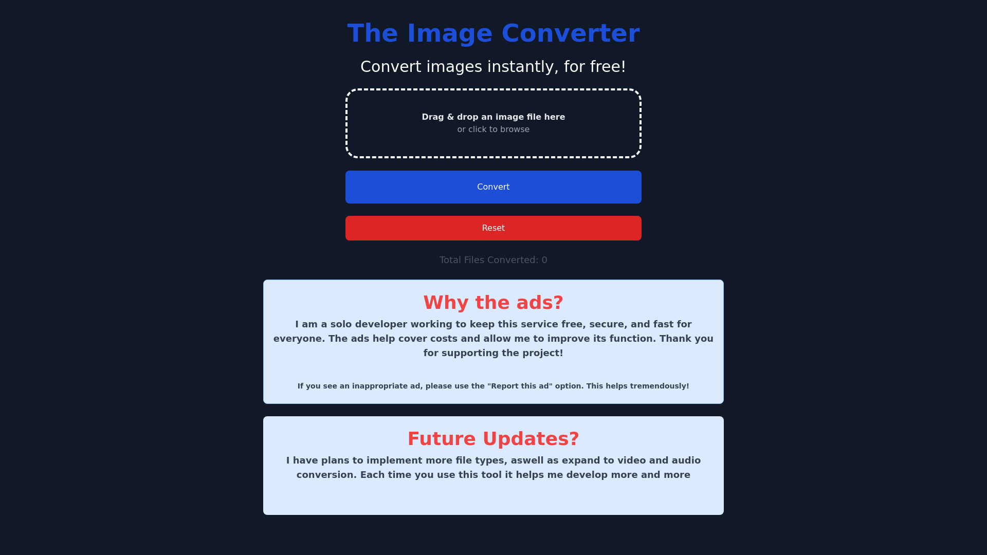 website screenshot of https://thatfileconverter.com/