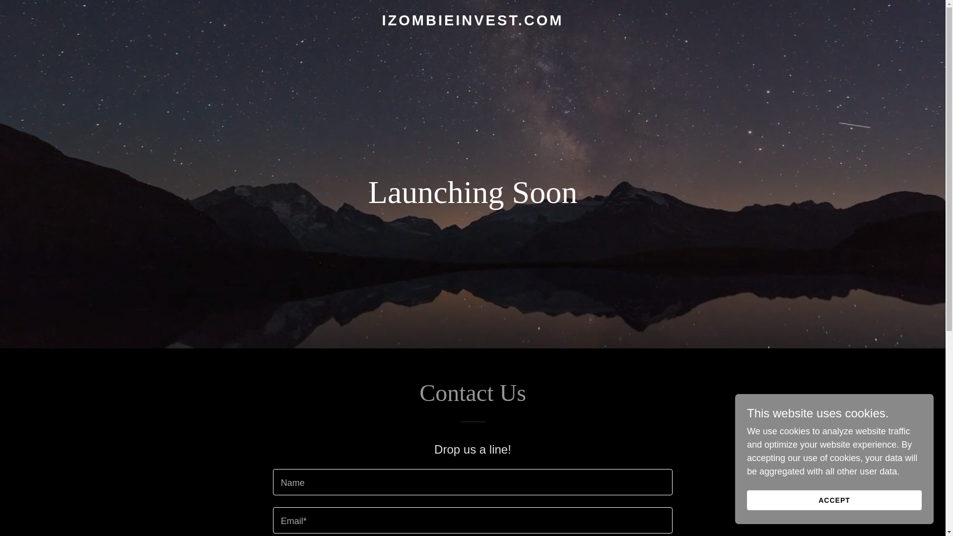 website screenshot of https://izombieinvest.com/
