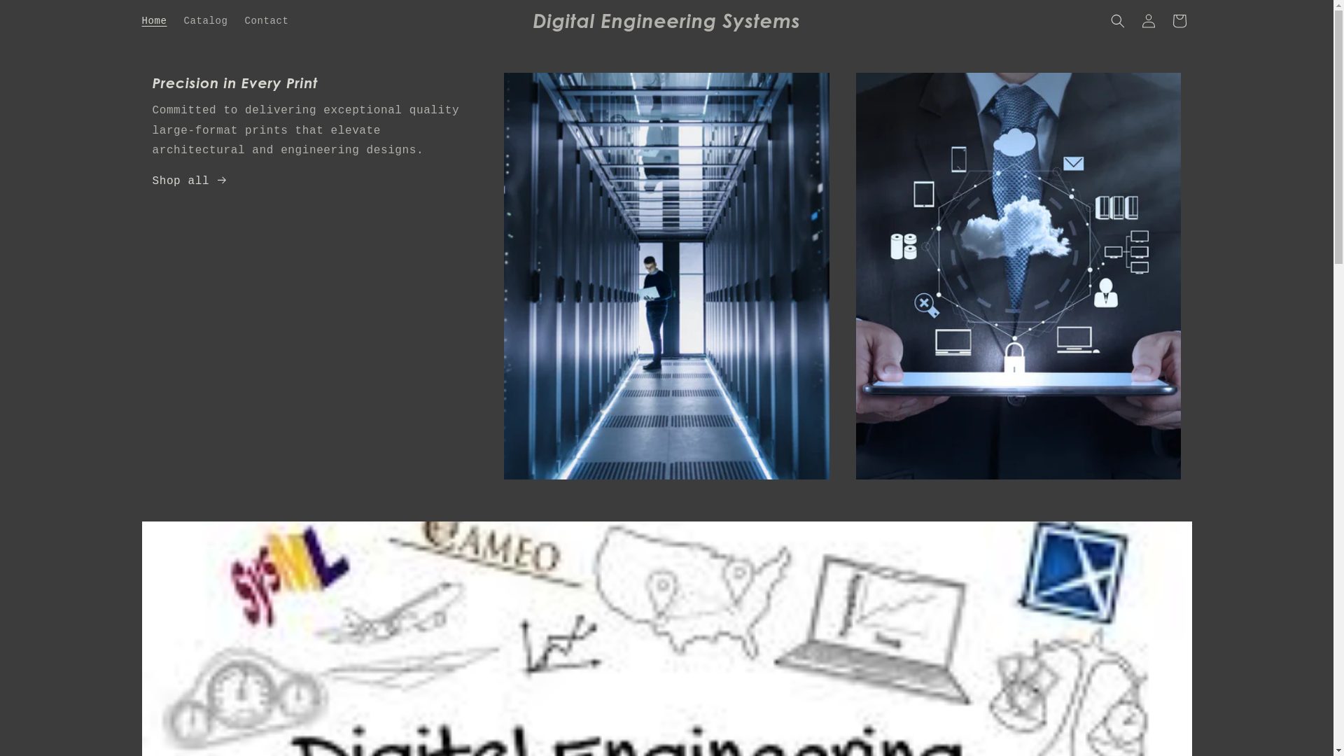 website screenshot of https://engineeringsystems.store/