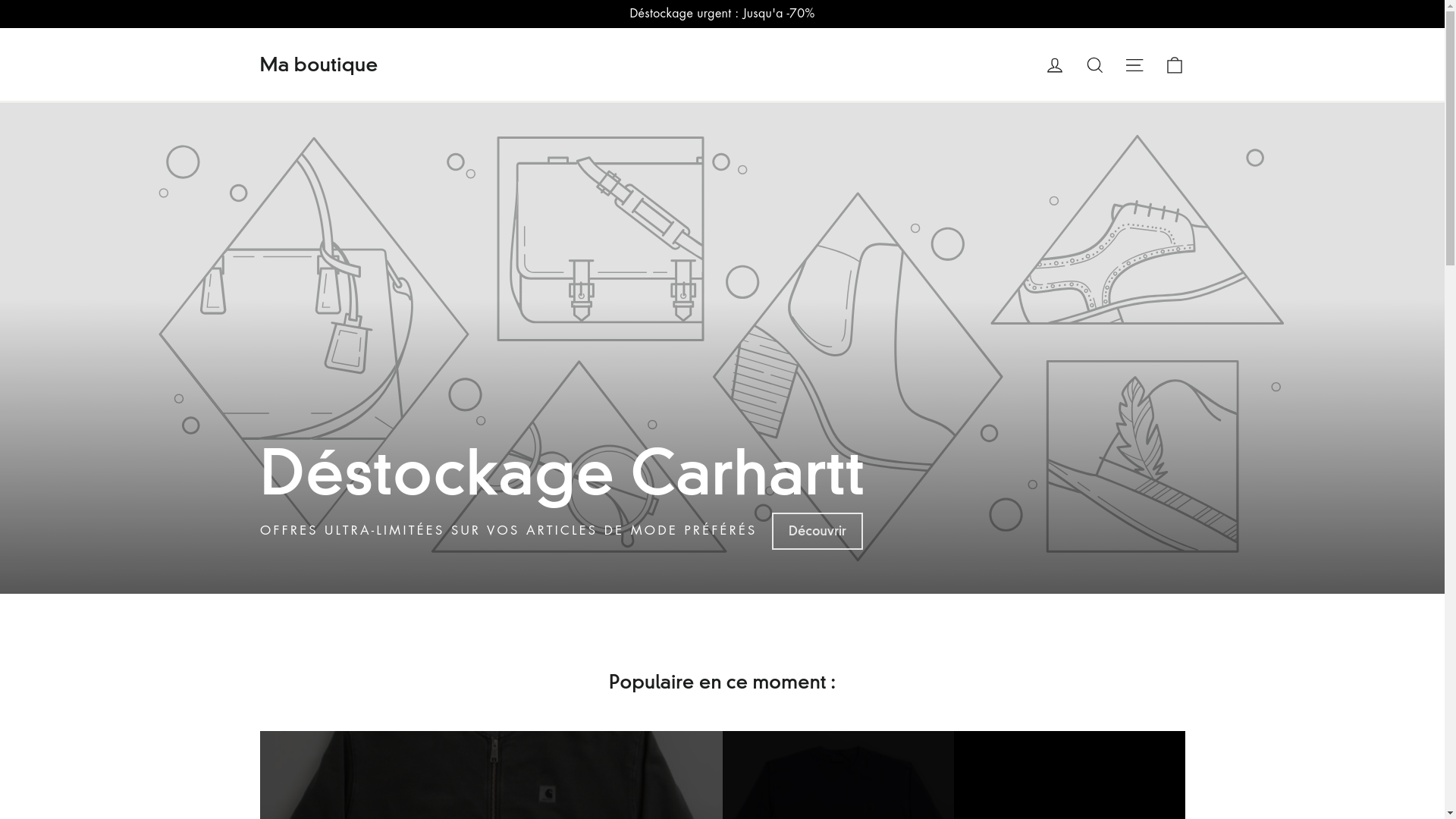 website screenshot of https://outlet-carat.fr/