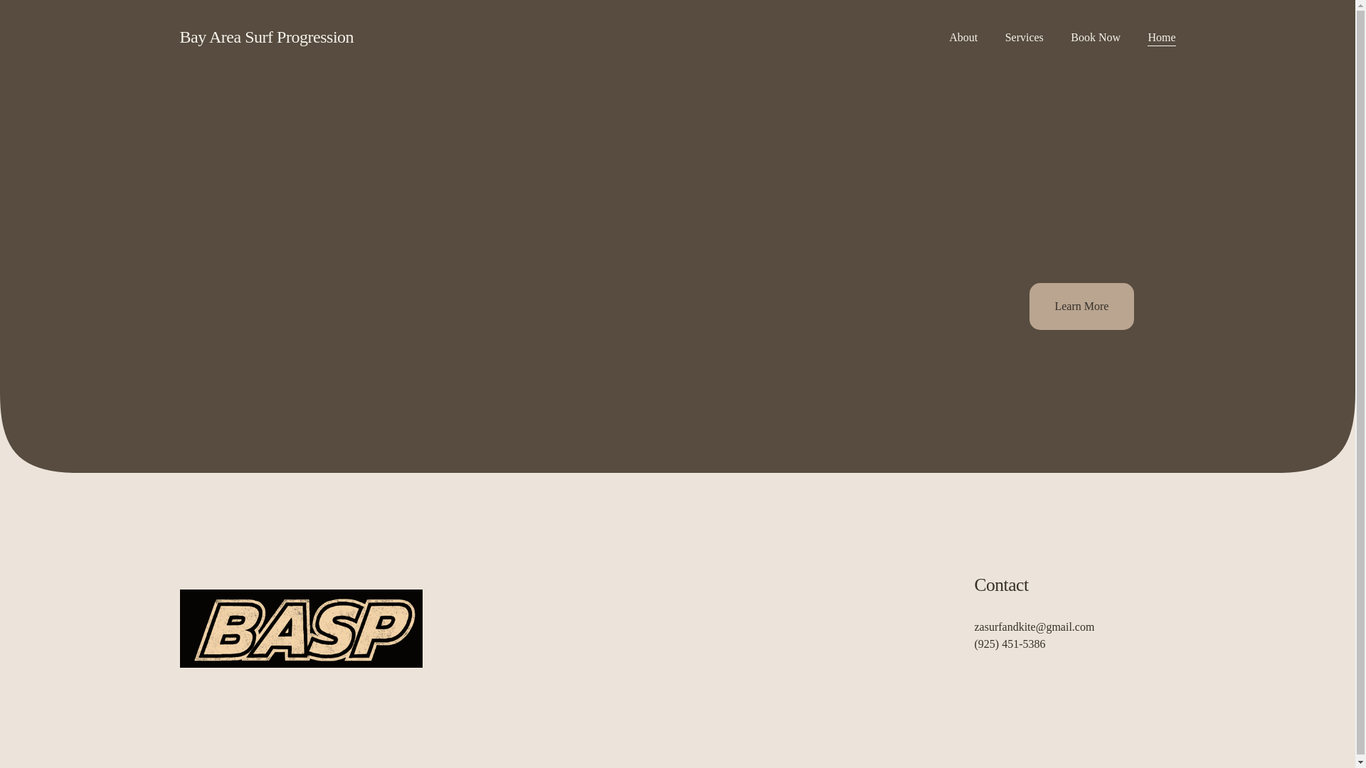 website screenshot of https://bayareasurfprogression.com/