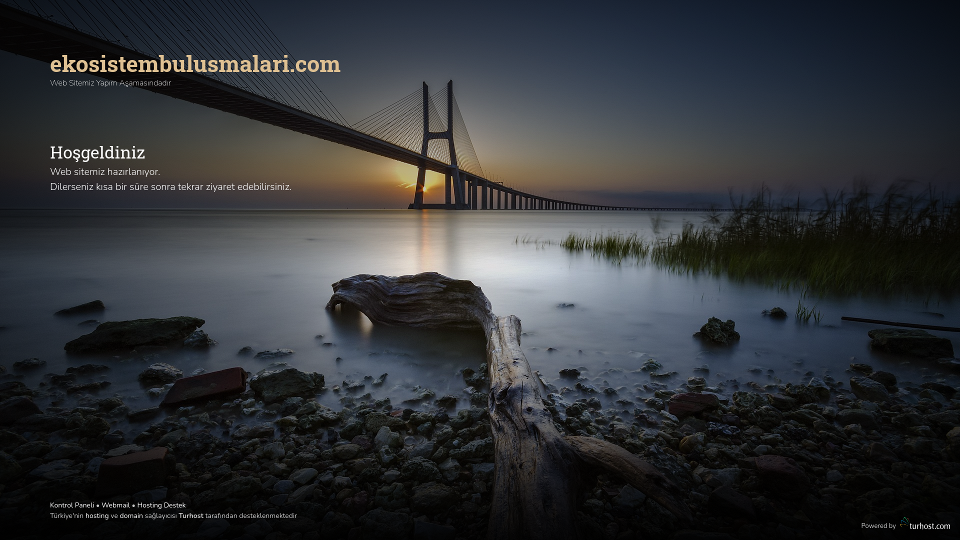 website screenshot of https://ekosistembulusmalari.com/