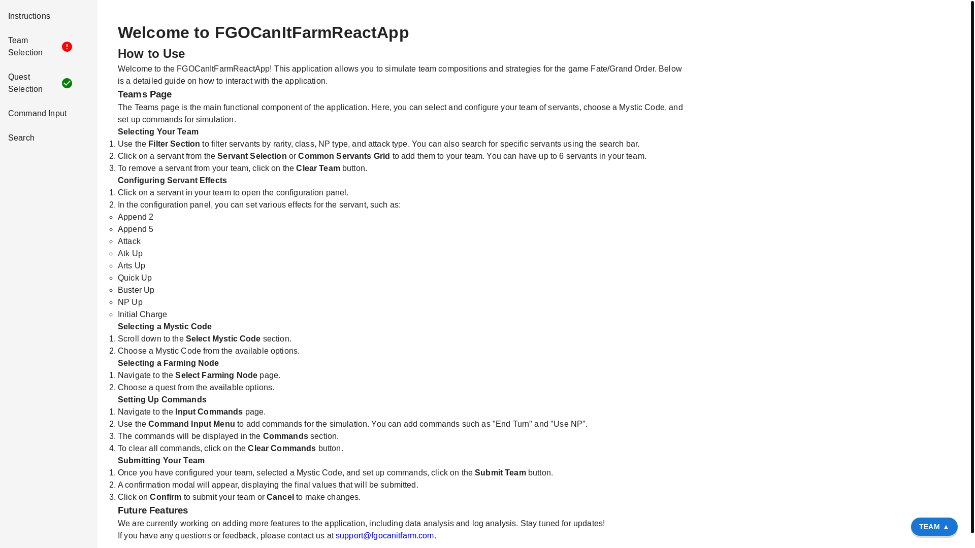 website screenshot of https://fgocanitfarmreactapp.pages.dev/