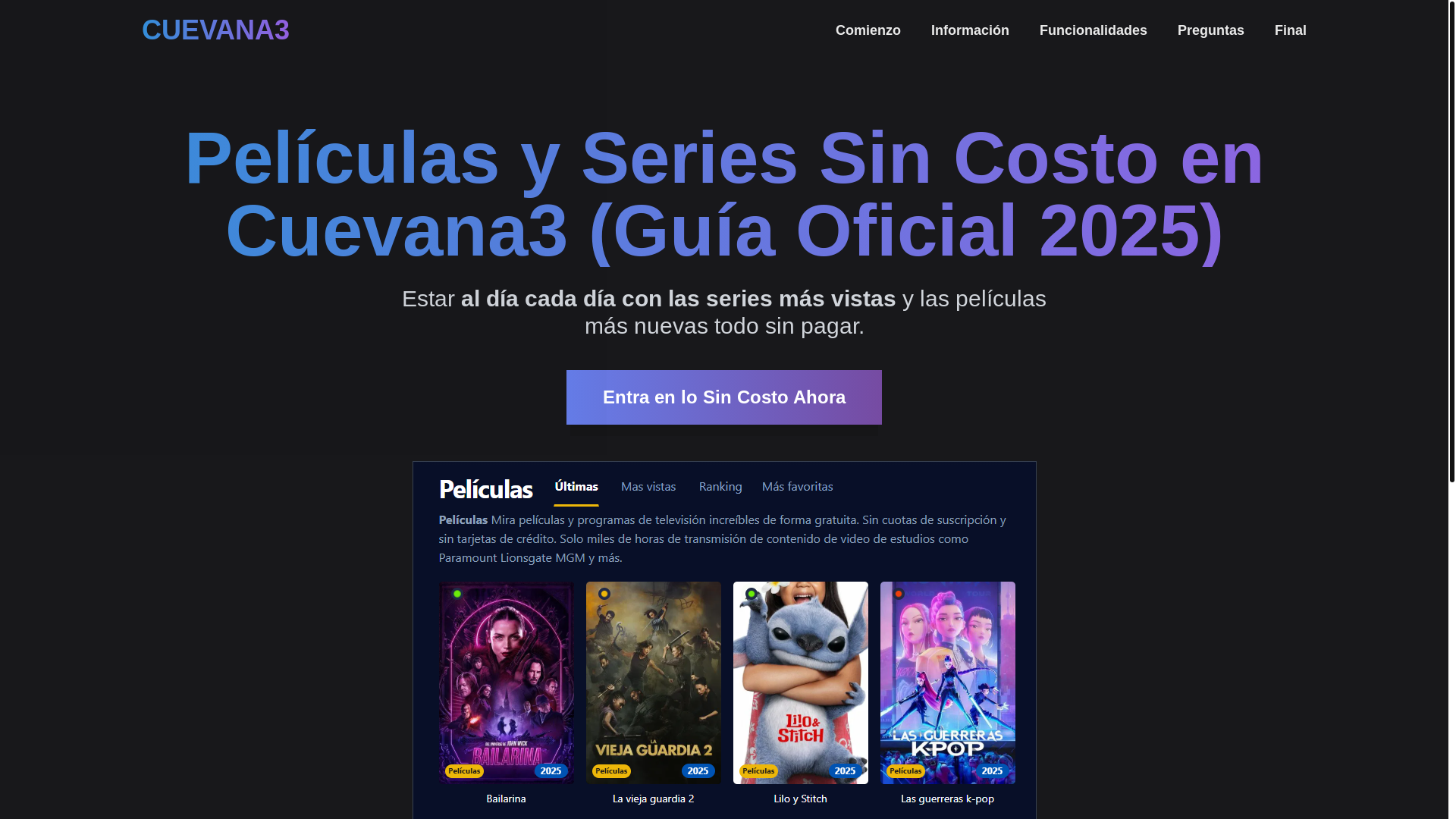 website screenshot of https://cuevana3-q4n2.pages.dev/