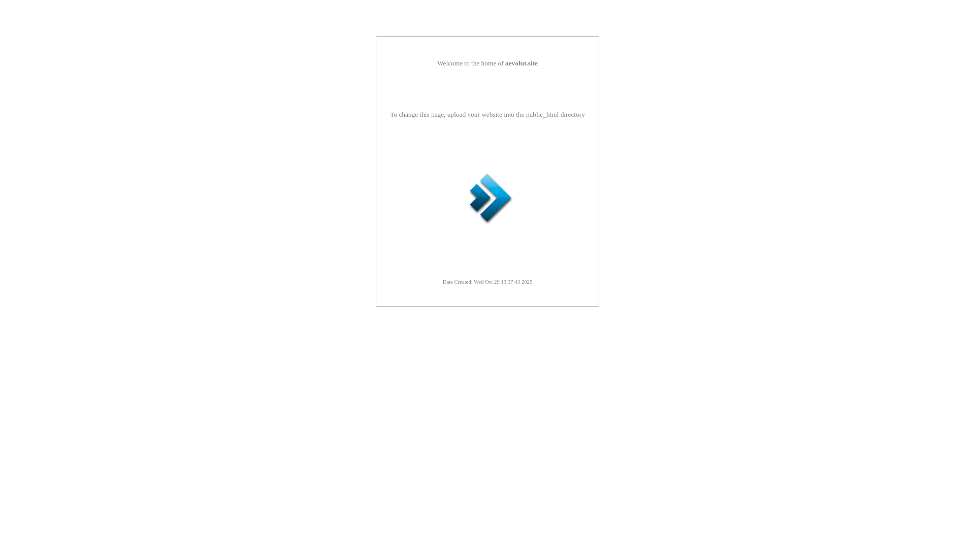 website screenshot of https://aevolut.site/