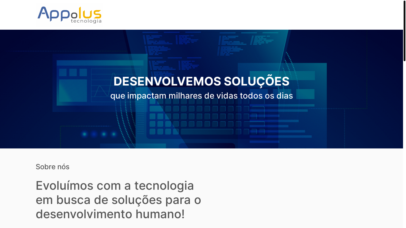website screenshot of https://appolus-site.pages.dev/
