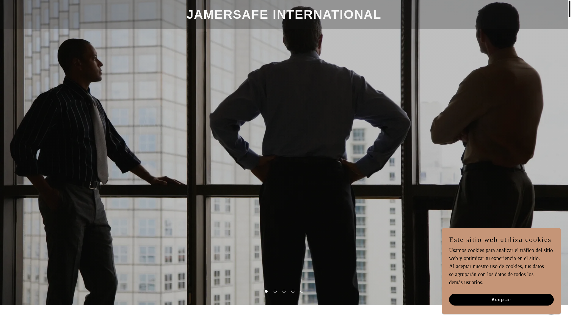 website screenshot of https://jamersafe.com/