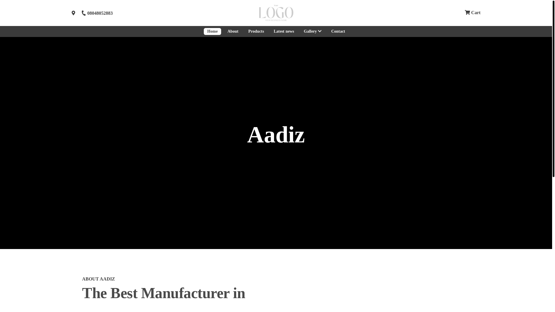 website screenshot of https://aadizhometech.in/