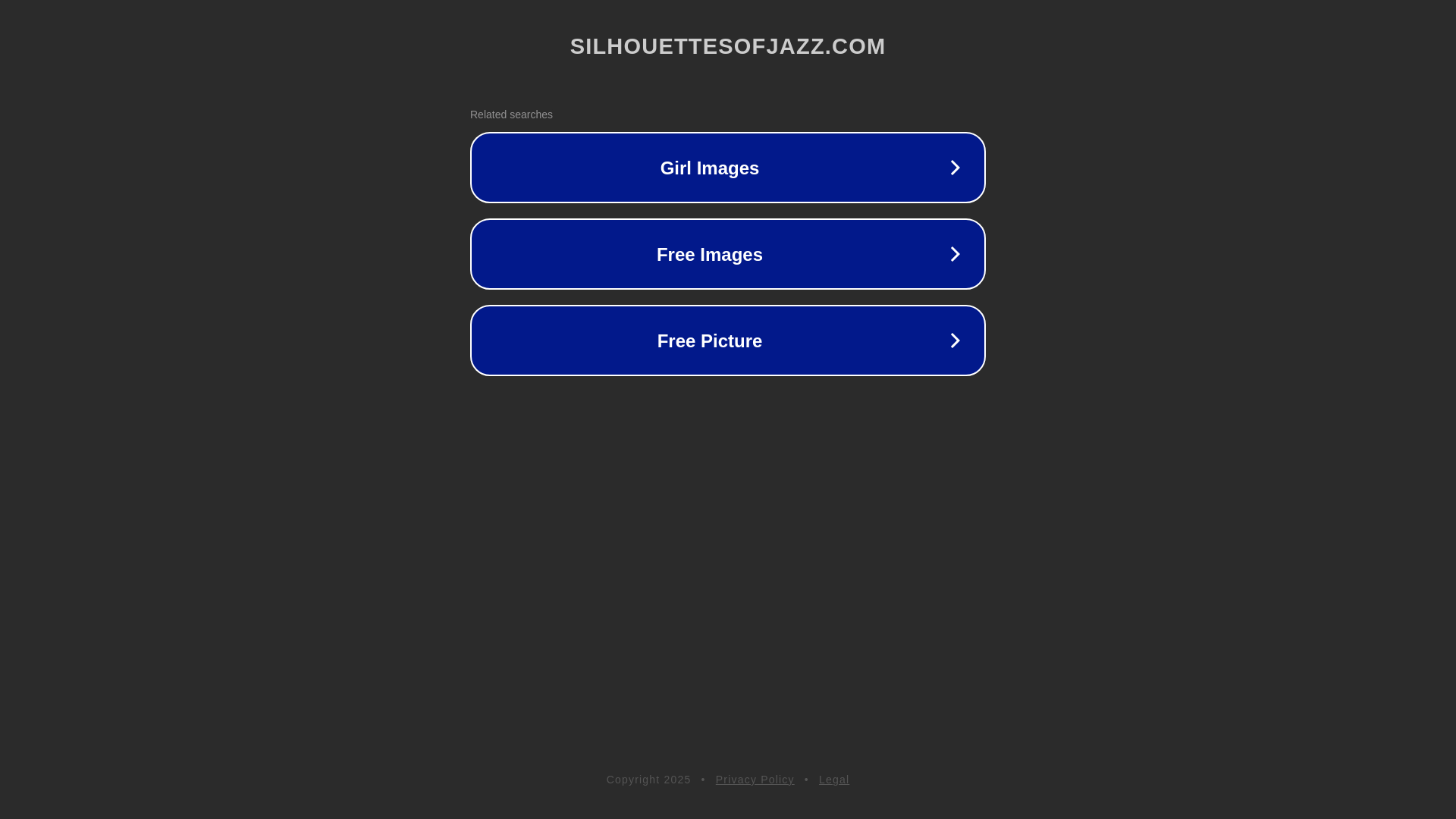 website screenshot of https://silhouettesofjazz.com/