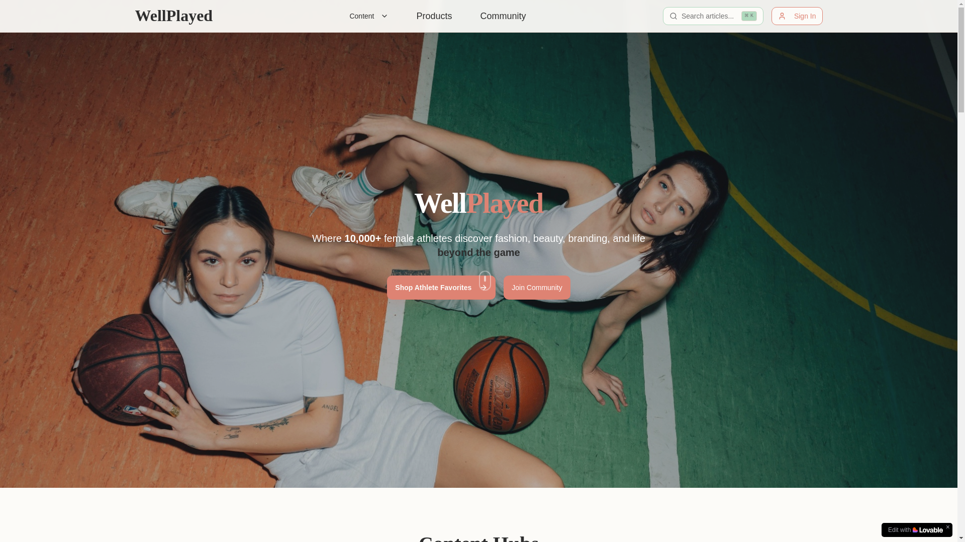 website screenshot of https://wellplayedsite.com/