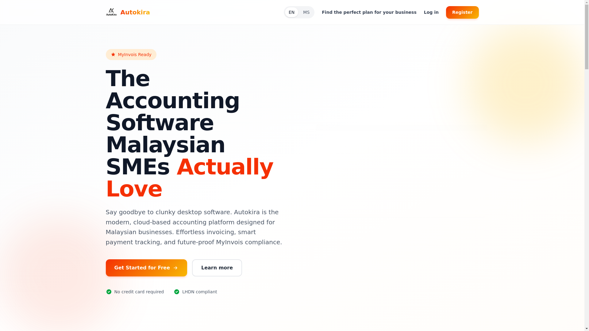 website screenshot of https://autokira.my/