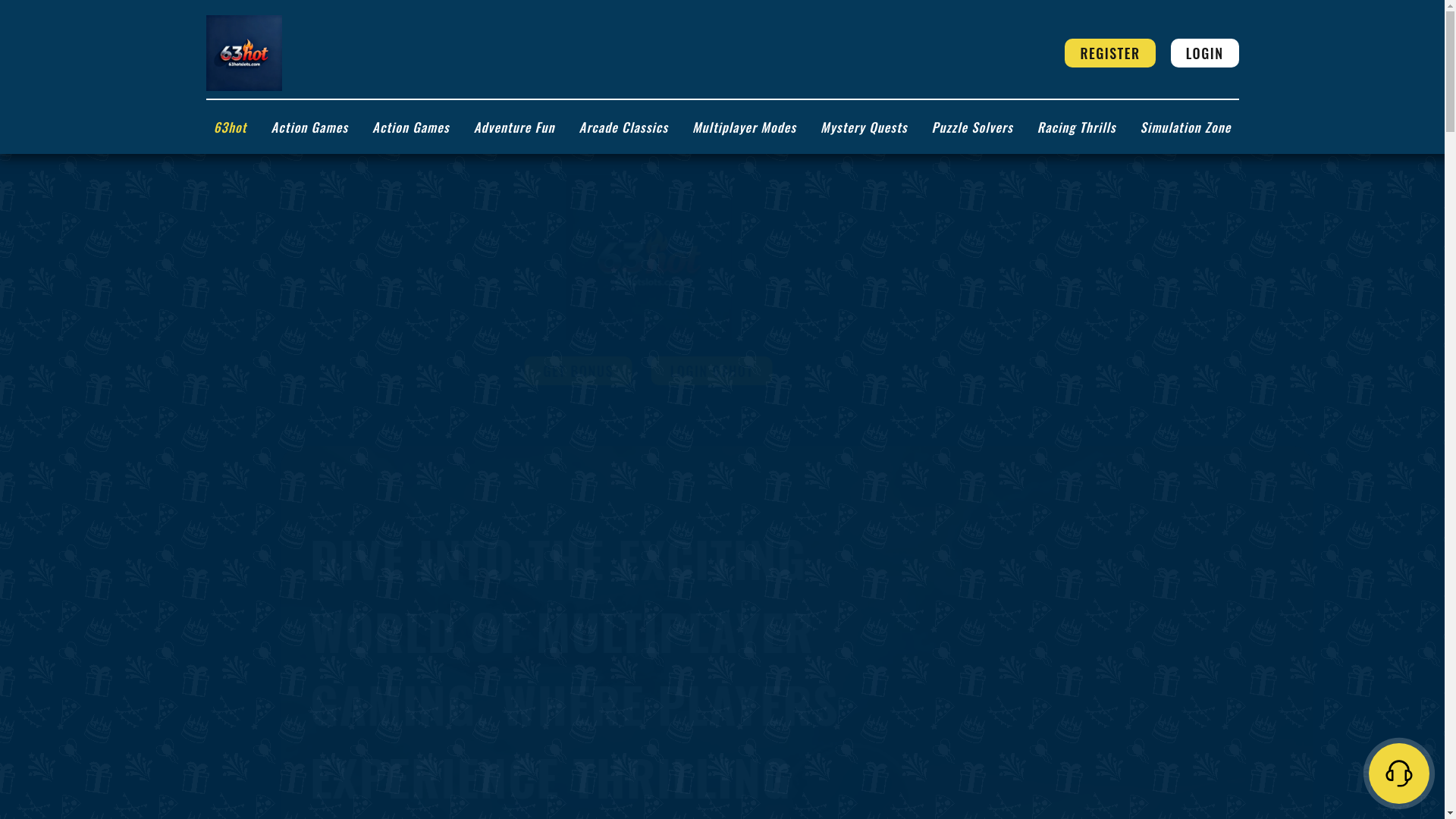 website screenshot of https://63hotslots.com/
