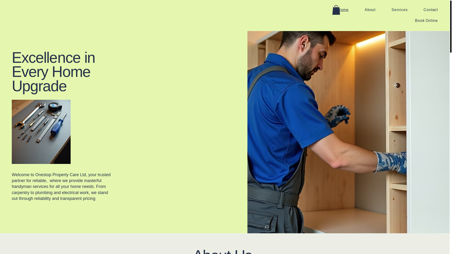 website screenshot of https://onestop-property-care.com/