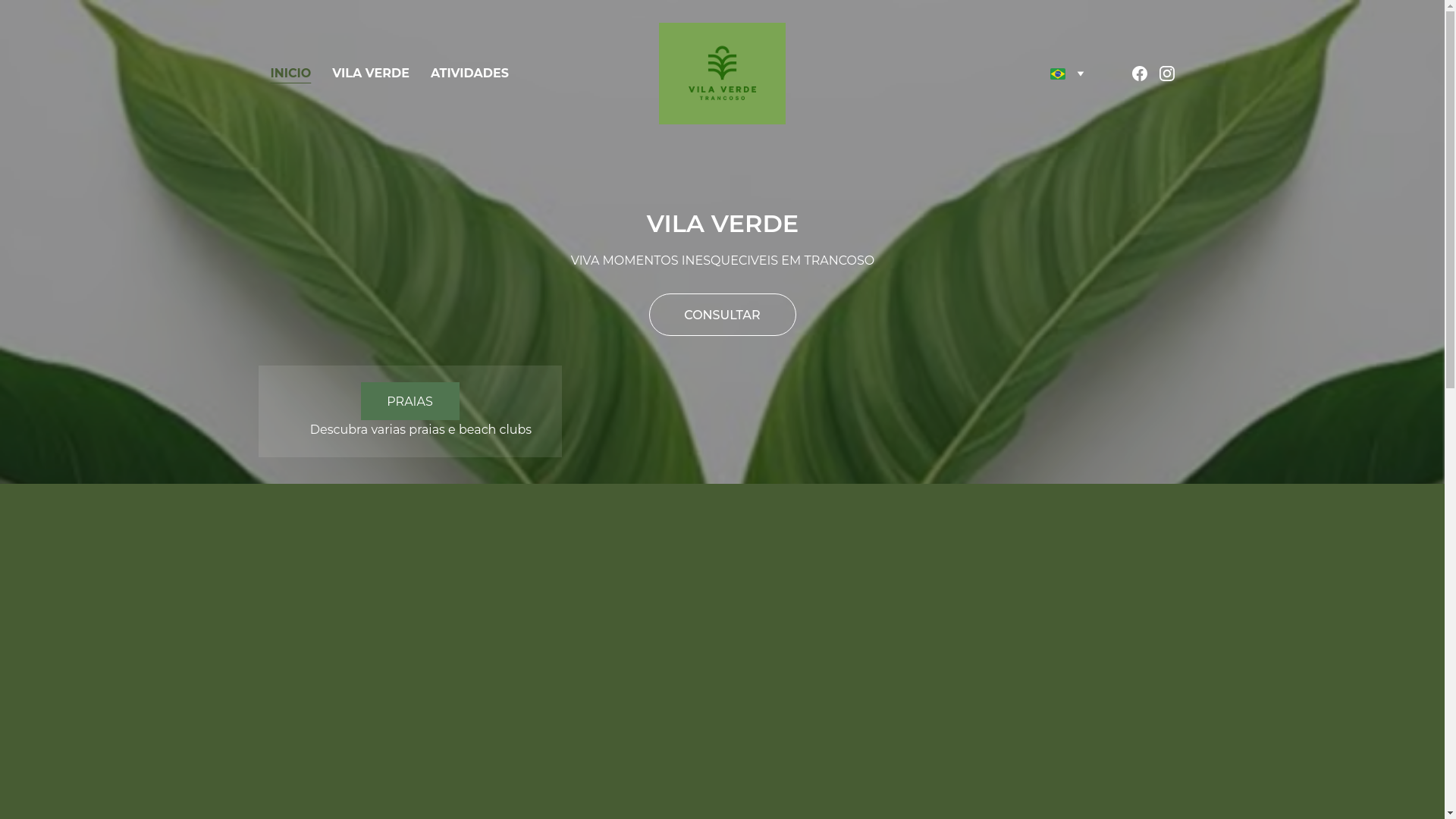 website screenshot of https://vilaverde.site/