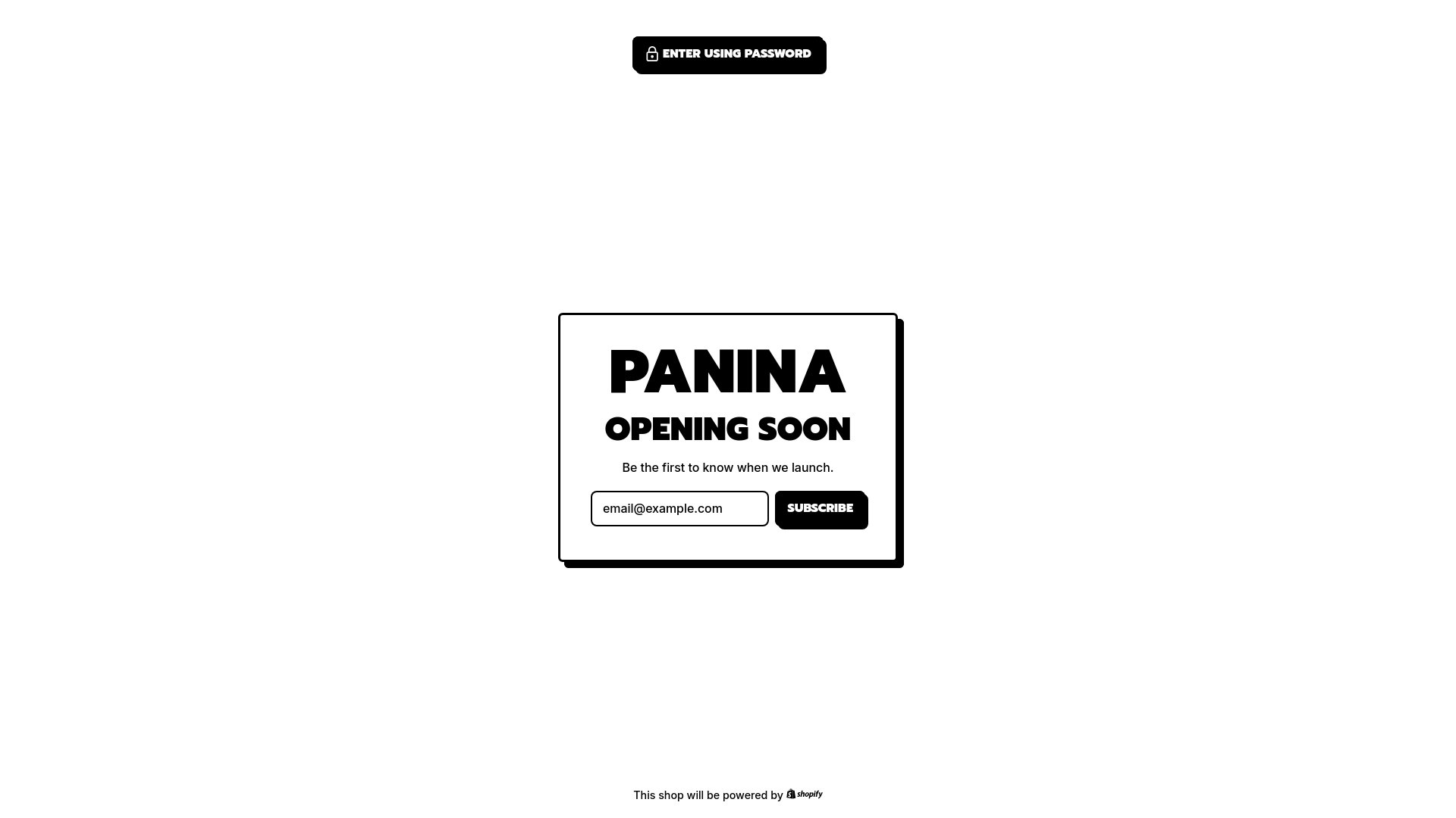 website screenshot of https://panina.com.mt/