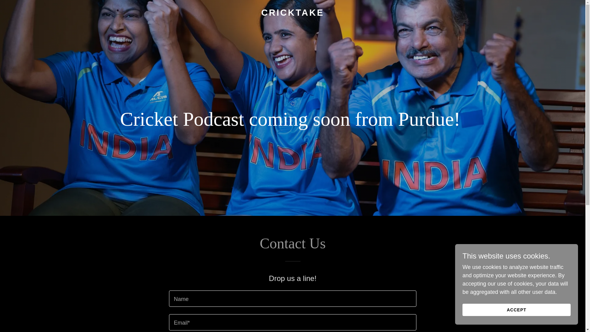 website screenshot of https://cricktake.com/