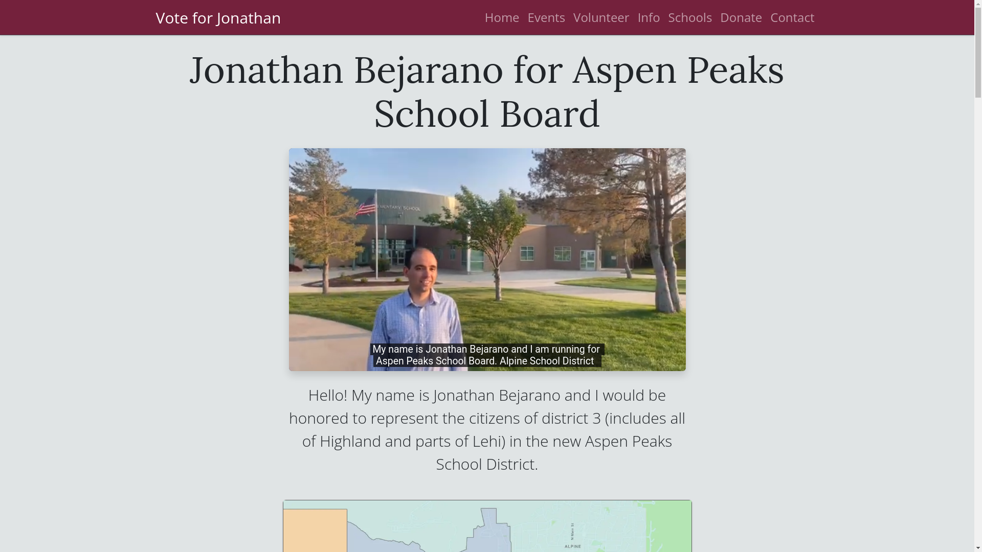 website screenshot of https://voteforjonathan.pages.dev/