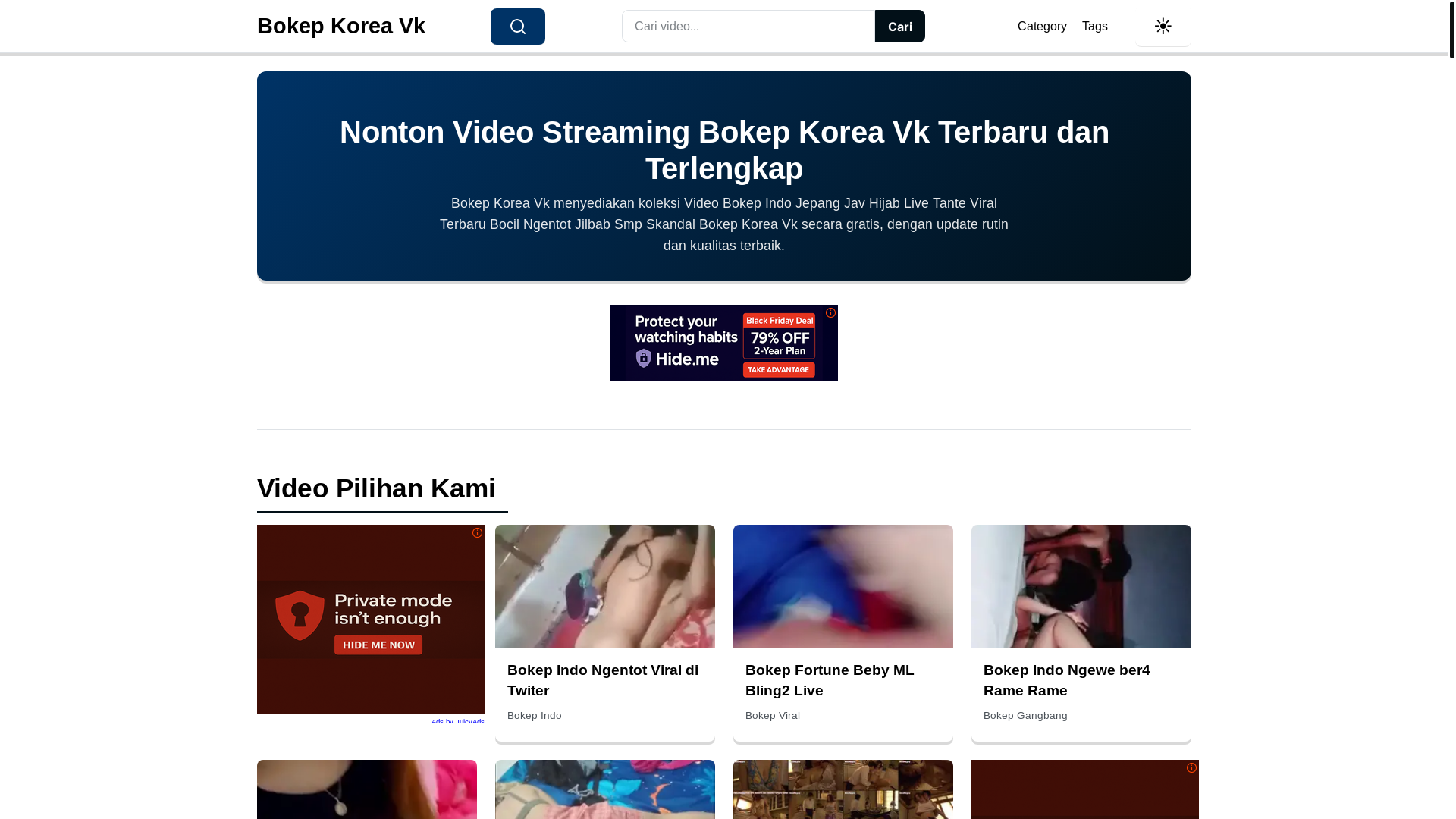 website screenshot of https://bokepkoreavk.pages.dev/