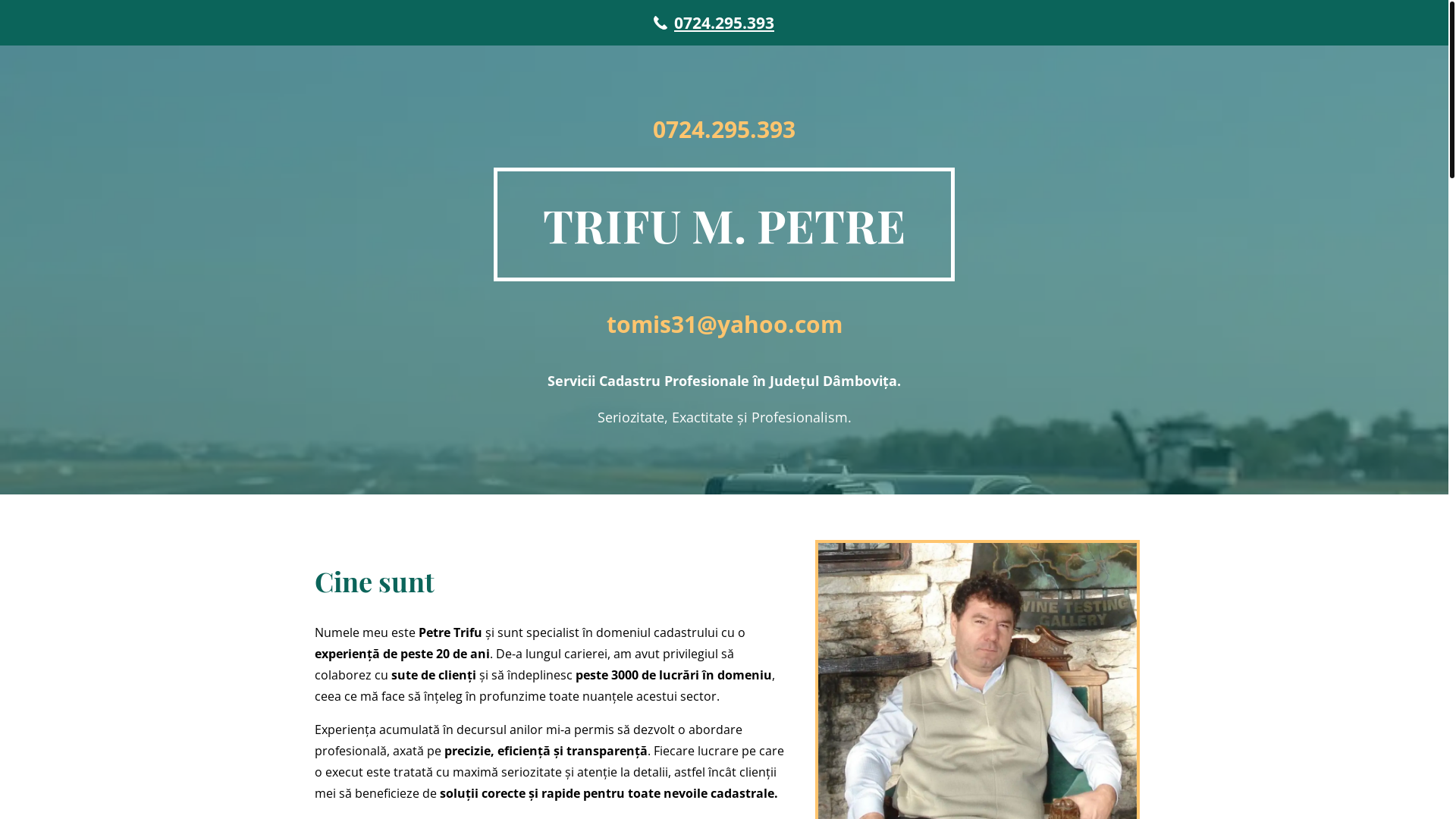 website screenshot of https://cadastru-dambovita.pages.dev/