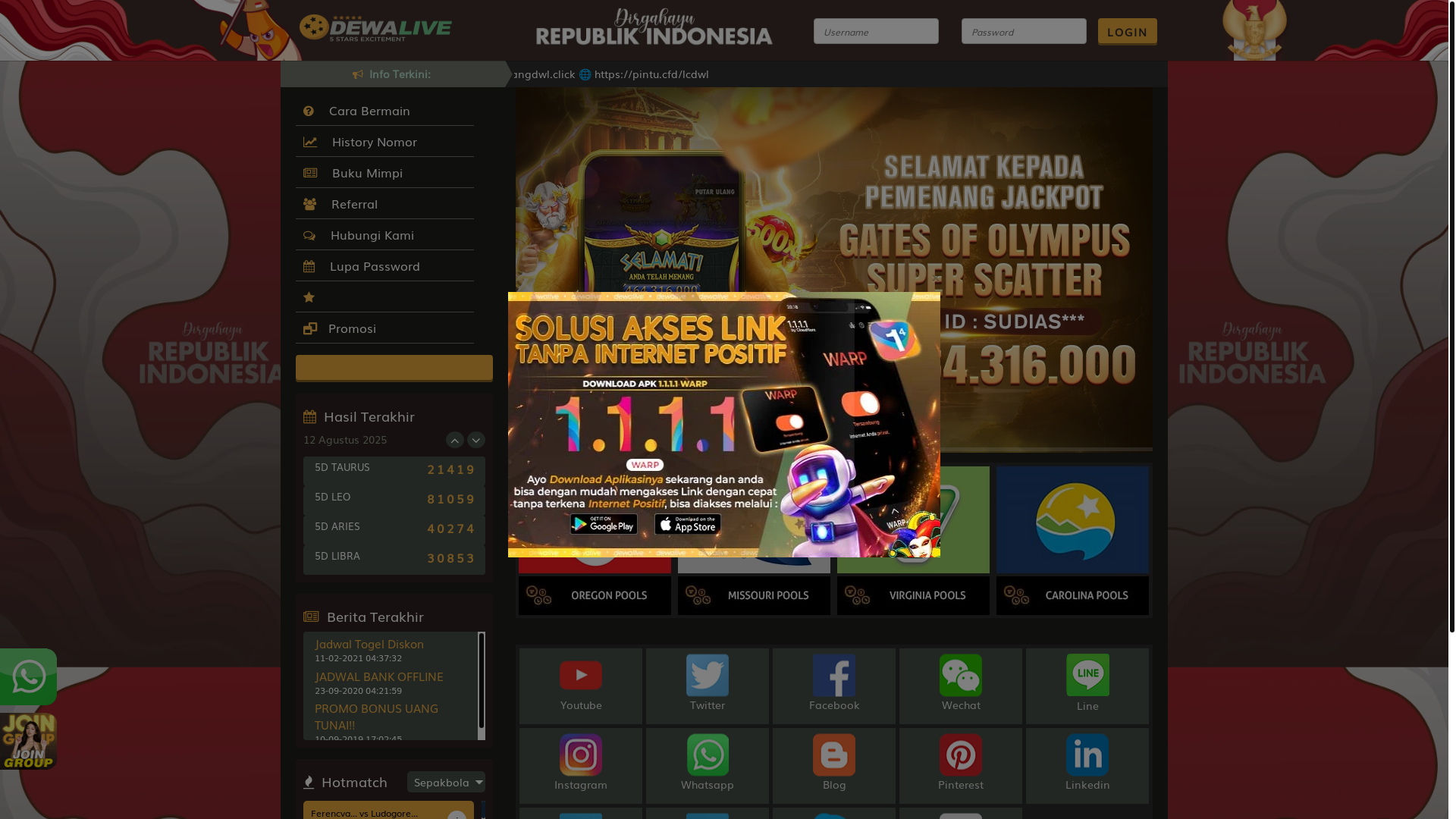website screenshot of https://maindlvku.space/