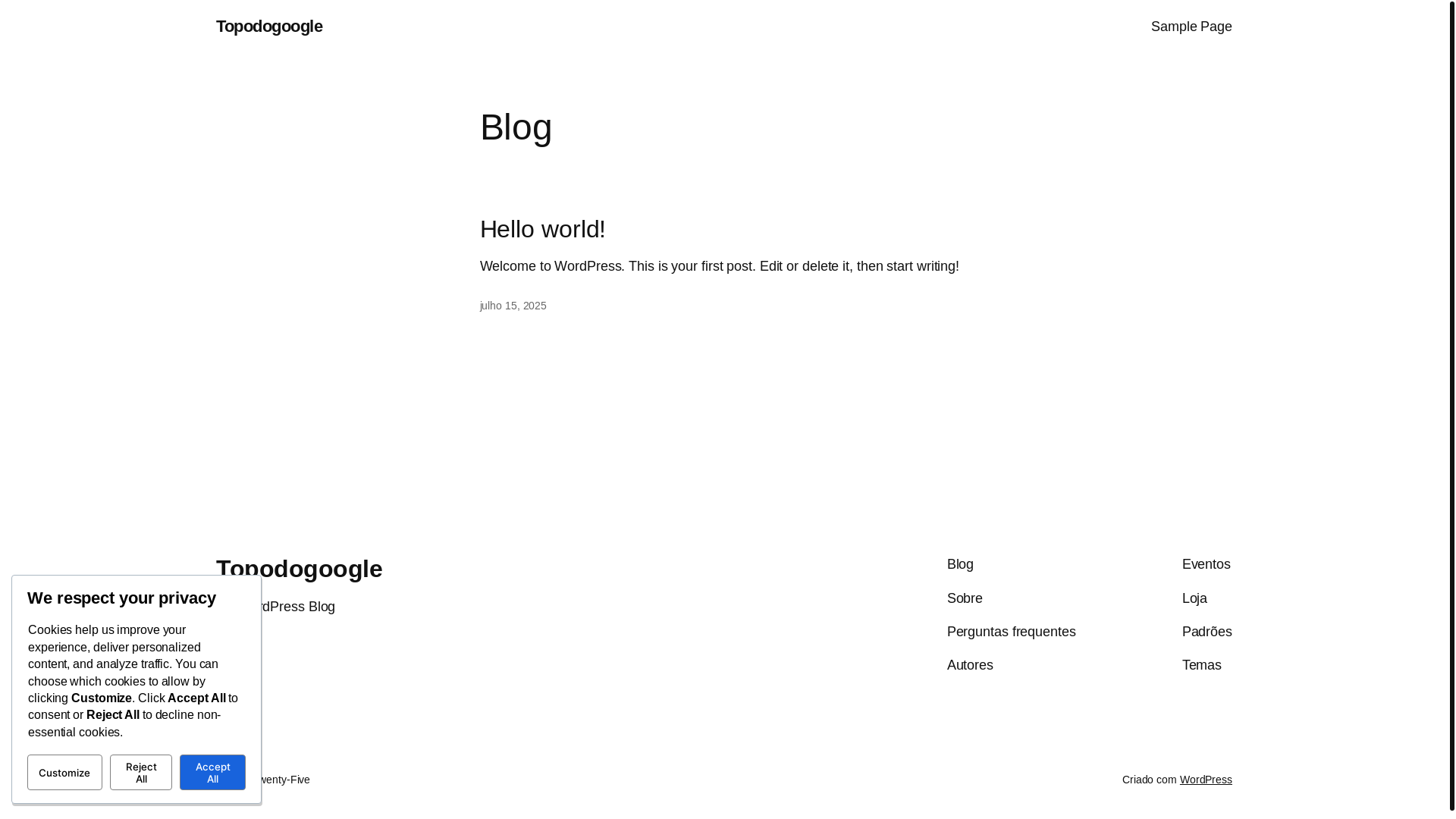 website screenshot of https://negocioemprimeiro.com.br/