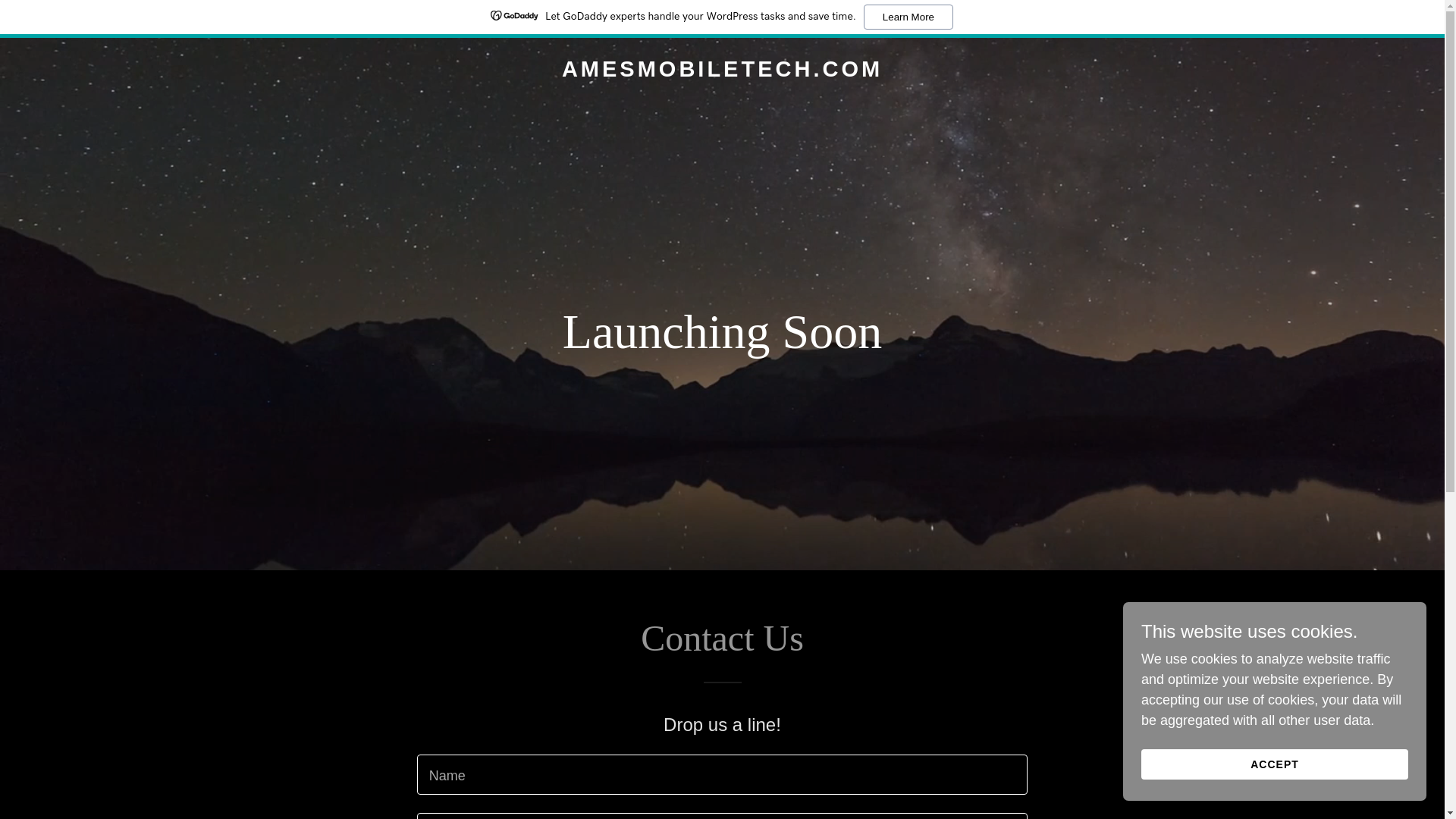 website screenshot of https://amesmobiletech.com/