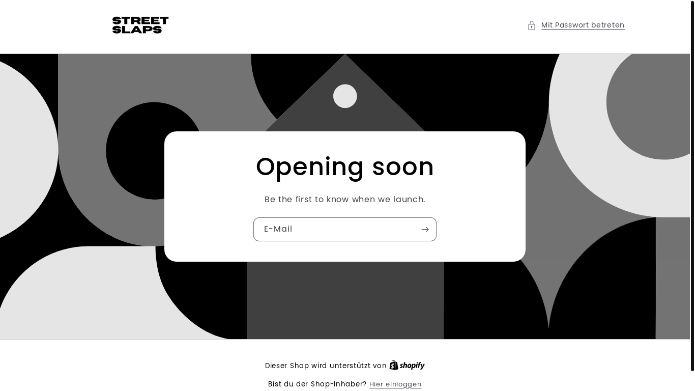 website screenshot of https://streetslaps.de/