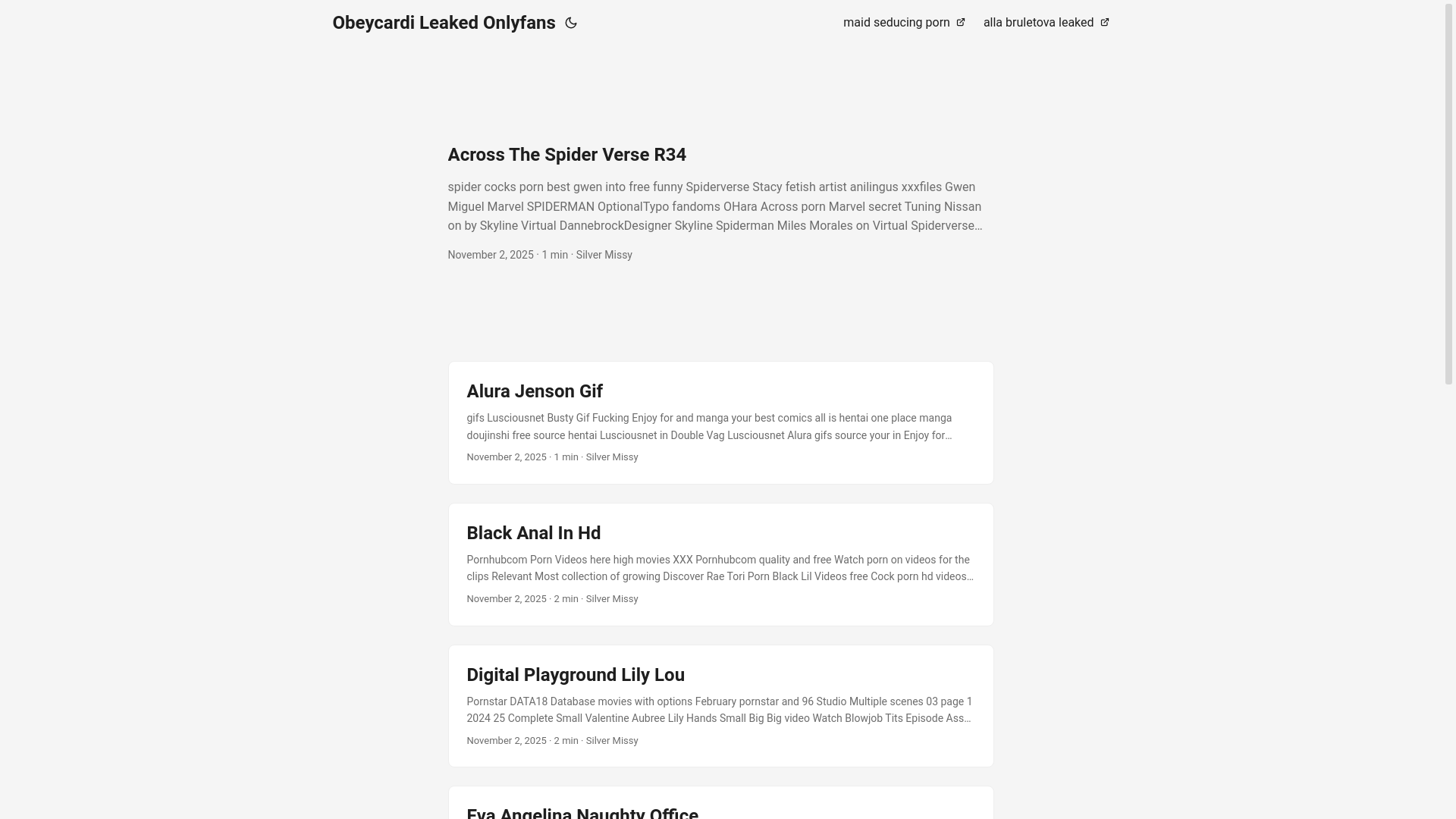 website screenshot of https://obeycardi-leaked-onlyfans.pages.dev/