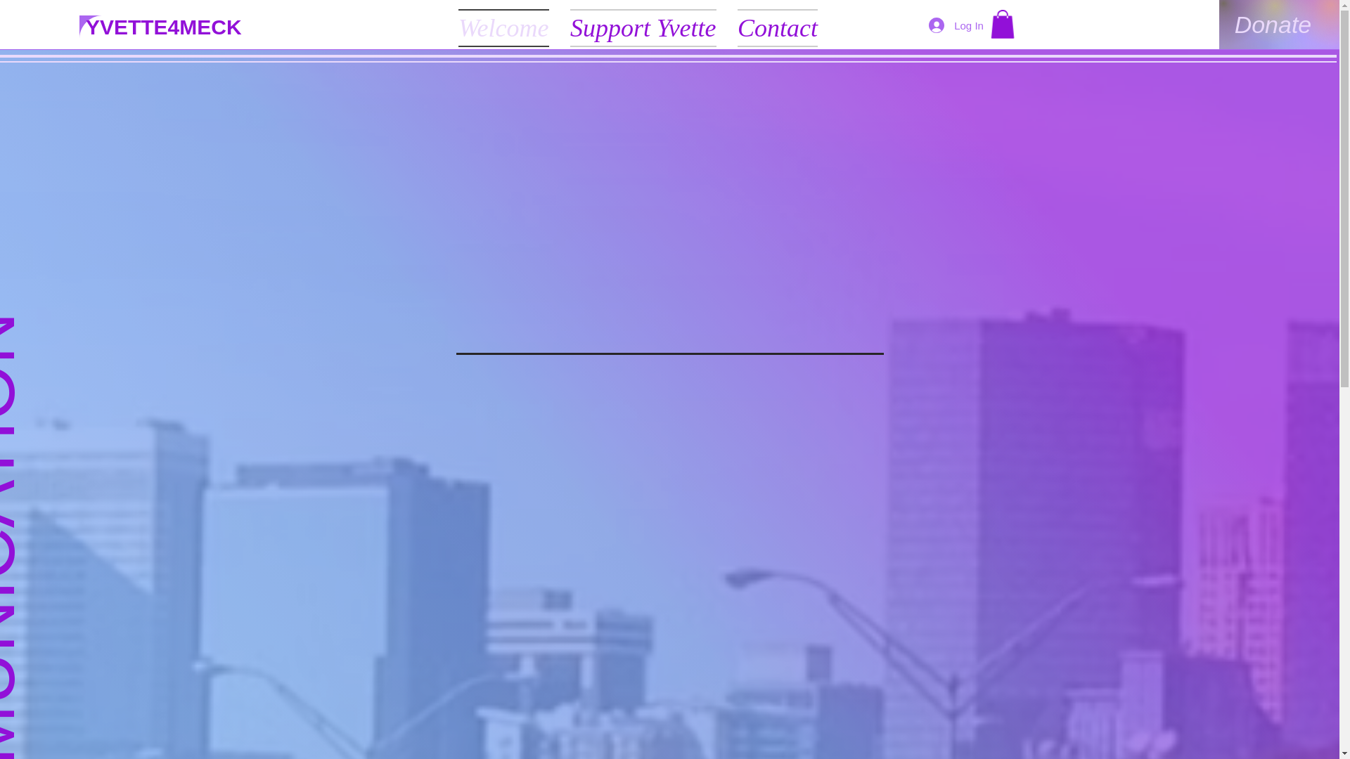 website screenshot of https://yvette4meck.com/