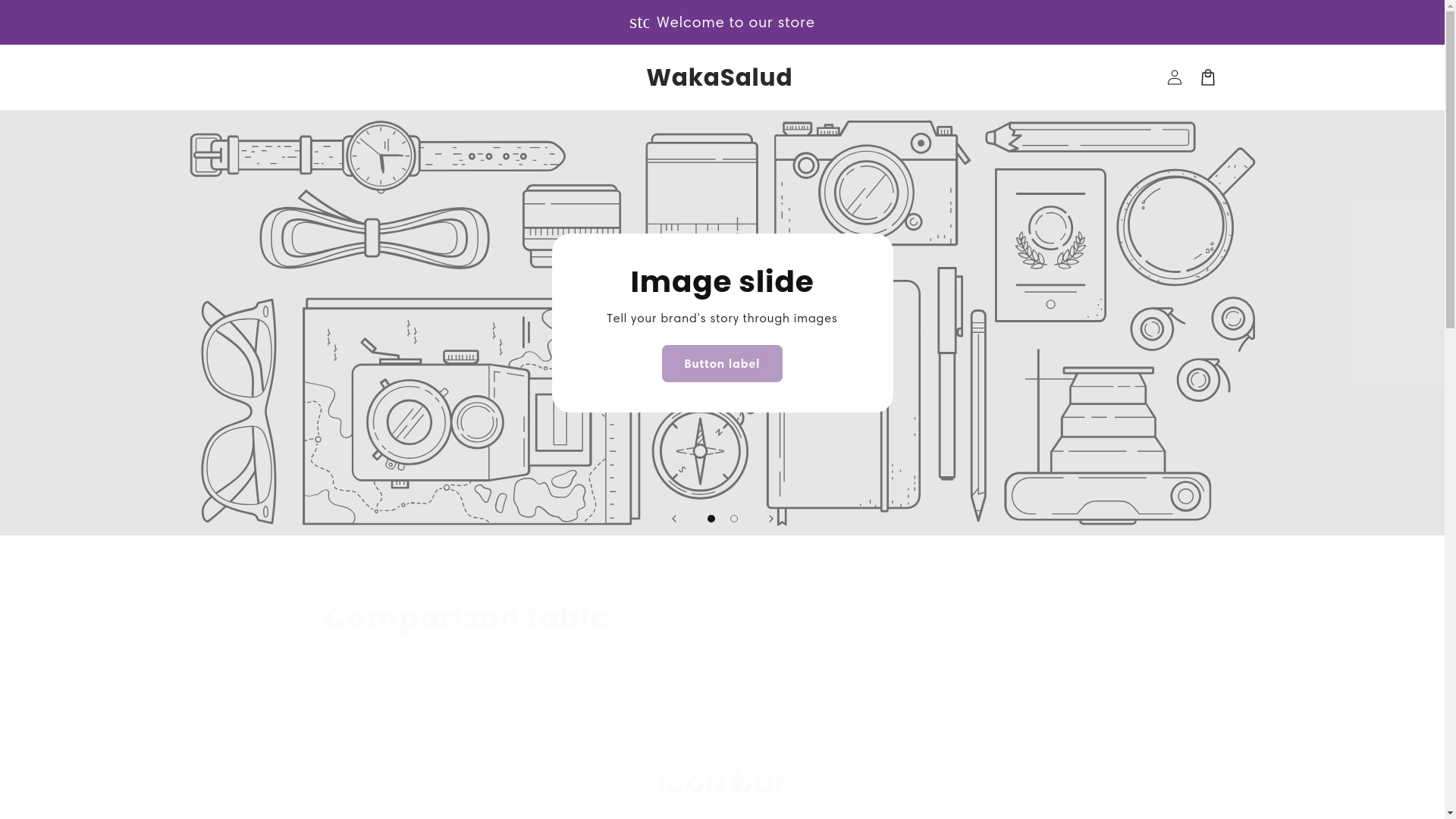 website screenshot of https://wakasalud.store/