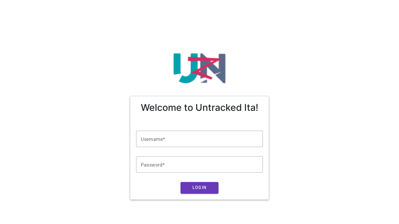website screenshot of https://untracked-ita.com/